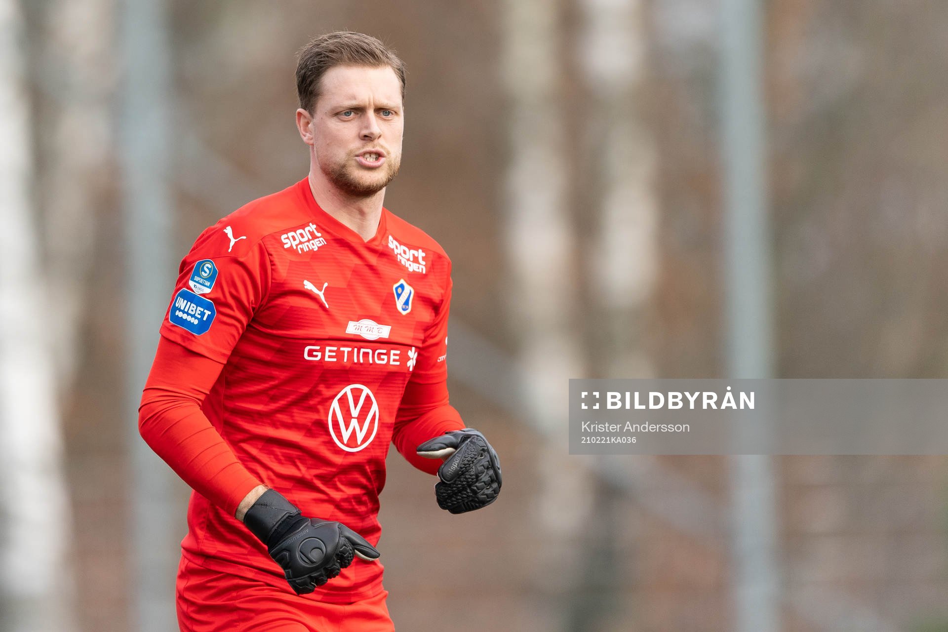 Halmstads målvakt Malkolm Nilsson Säfqvist