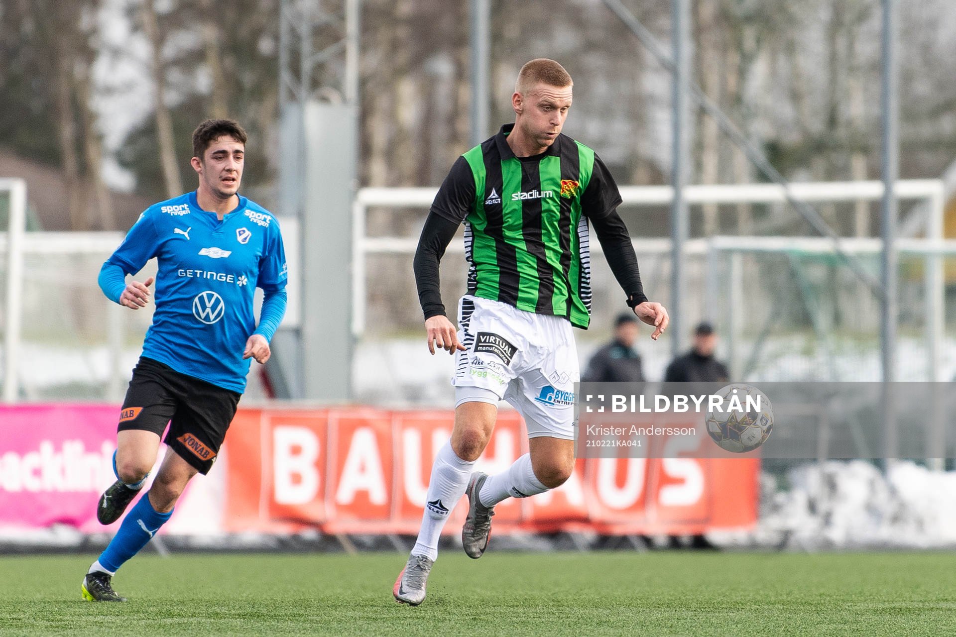 Halmstads Emil Tot Wikström och GAIS Joackim Åberg