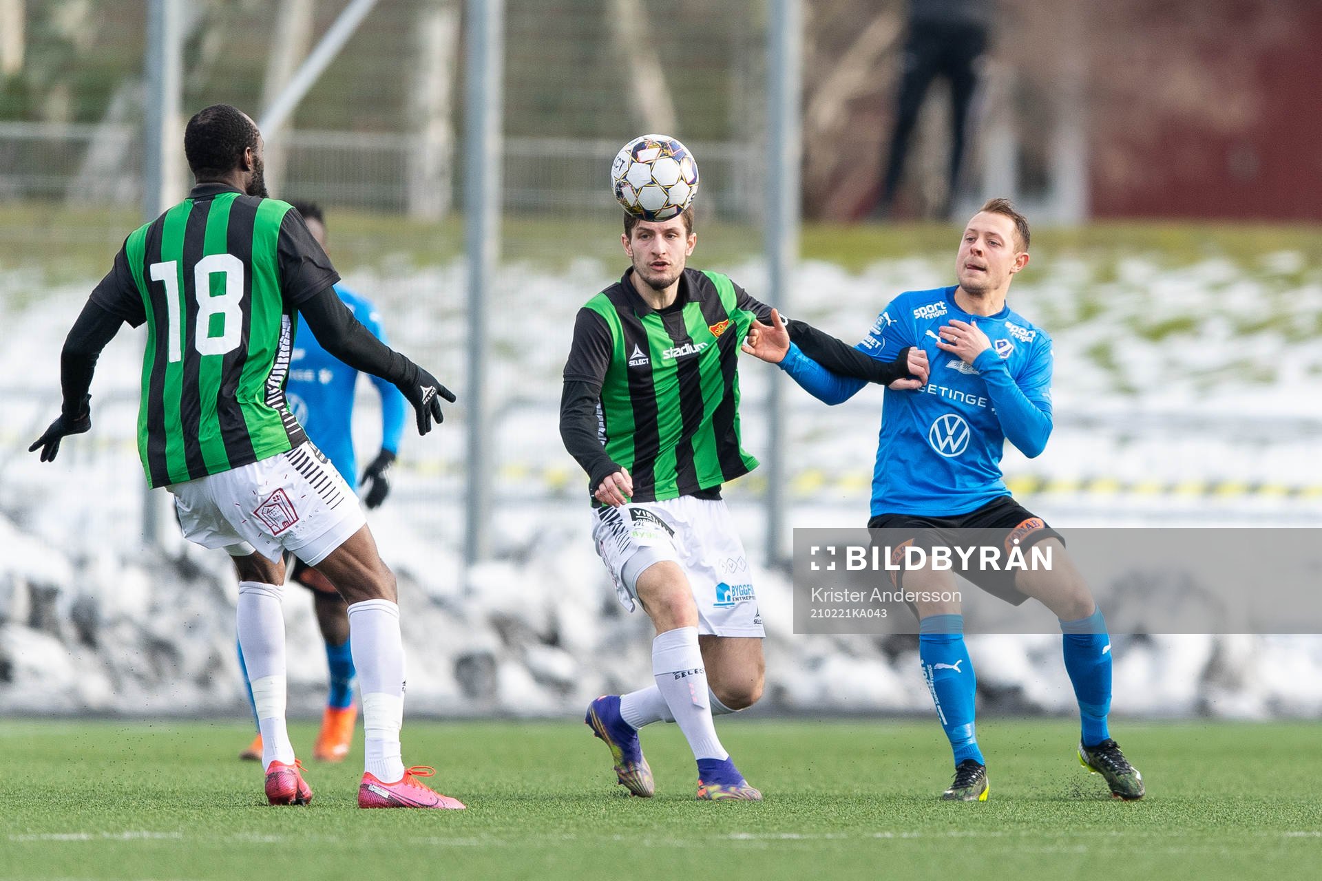 GAIS Adnan Maric och Halmstads Joel Allansson