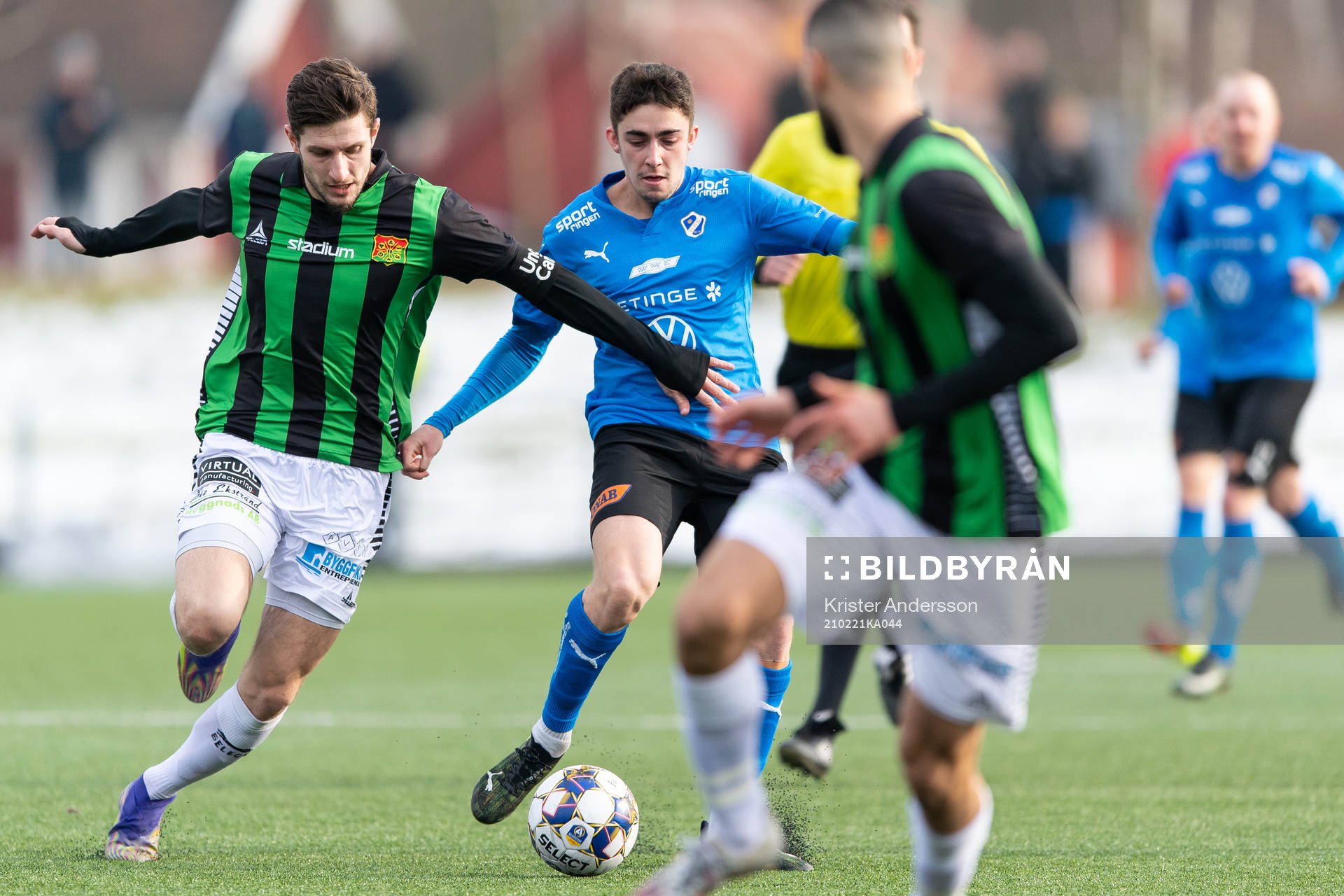 GAIS Adnan Maric och Halmstads Emil Tot Wikström