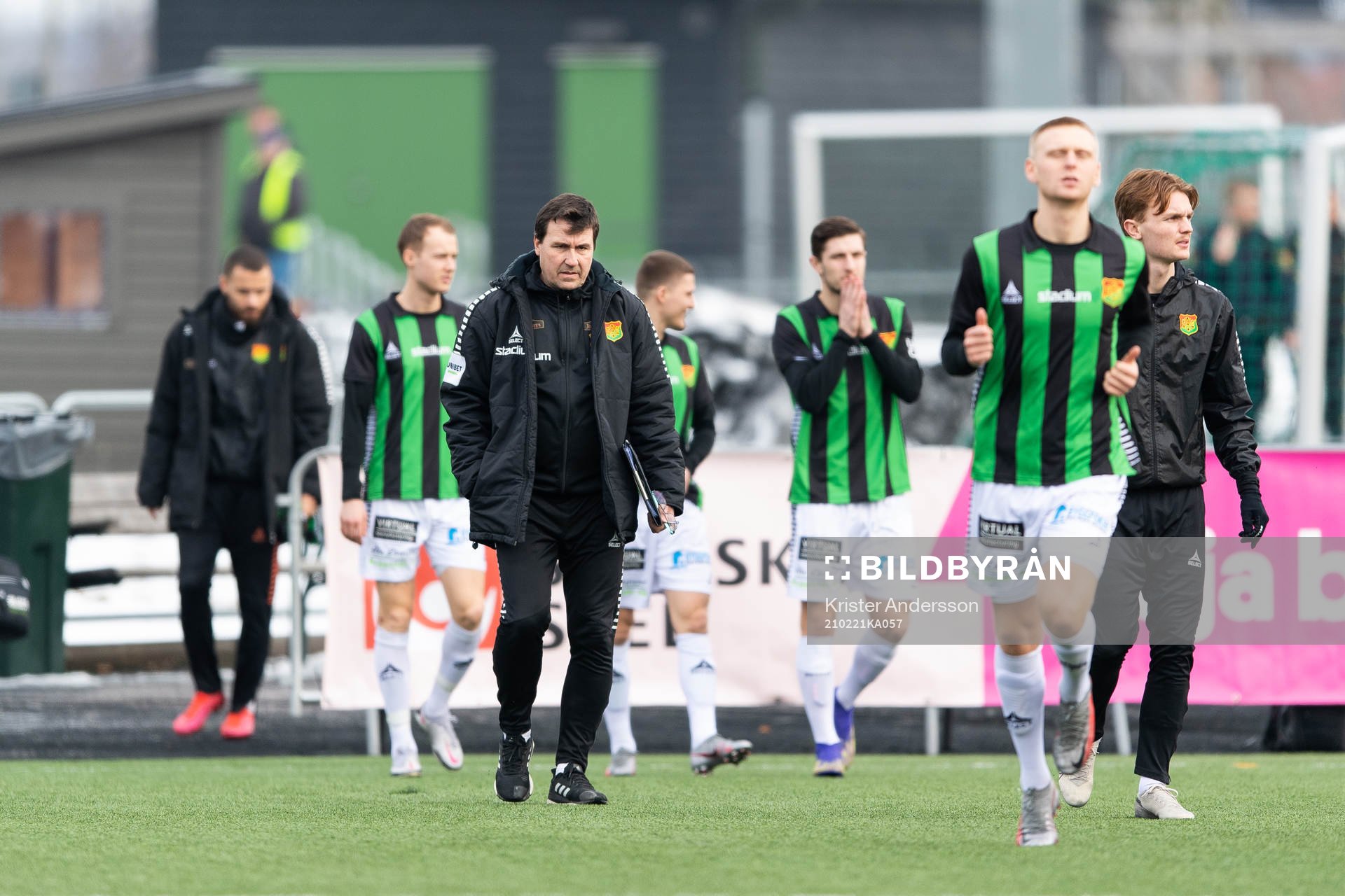 GAIS tränare Stefan Jacobsson före fotbollsmatchen i