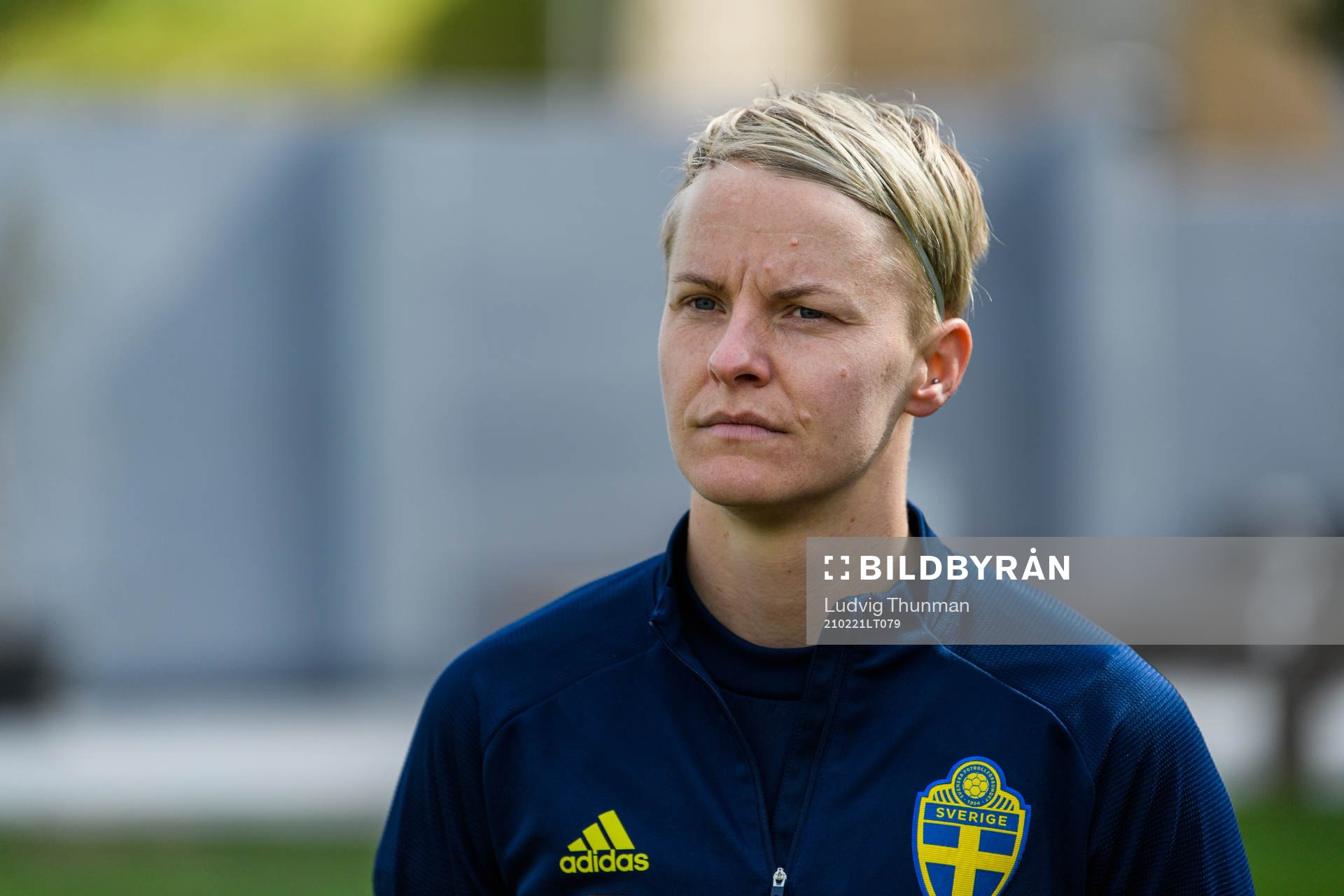 Nilla Fischer is interviewed by the media