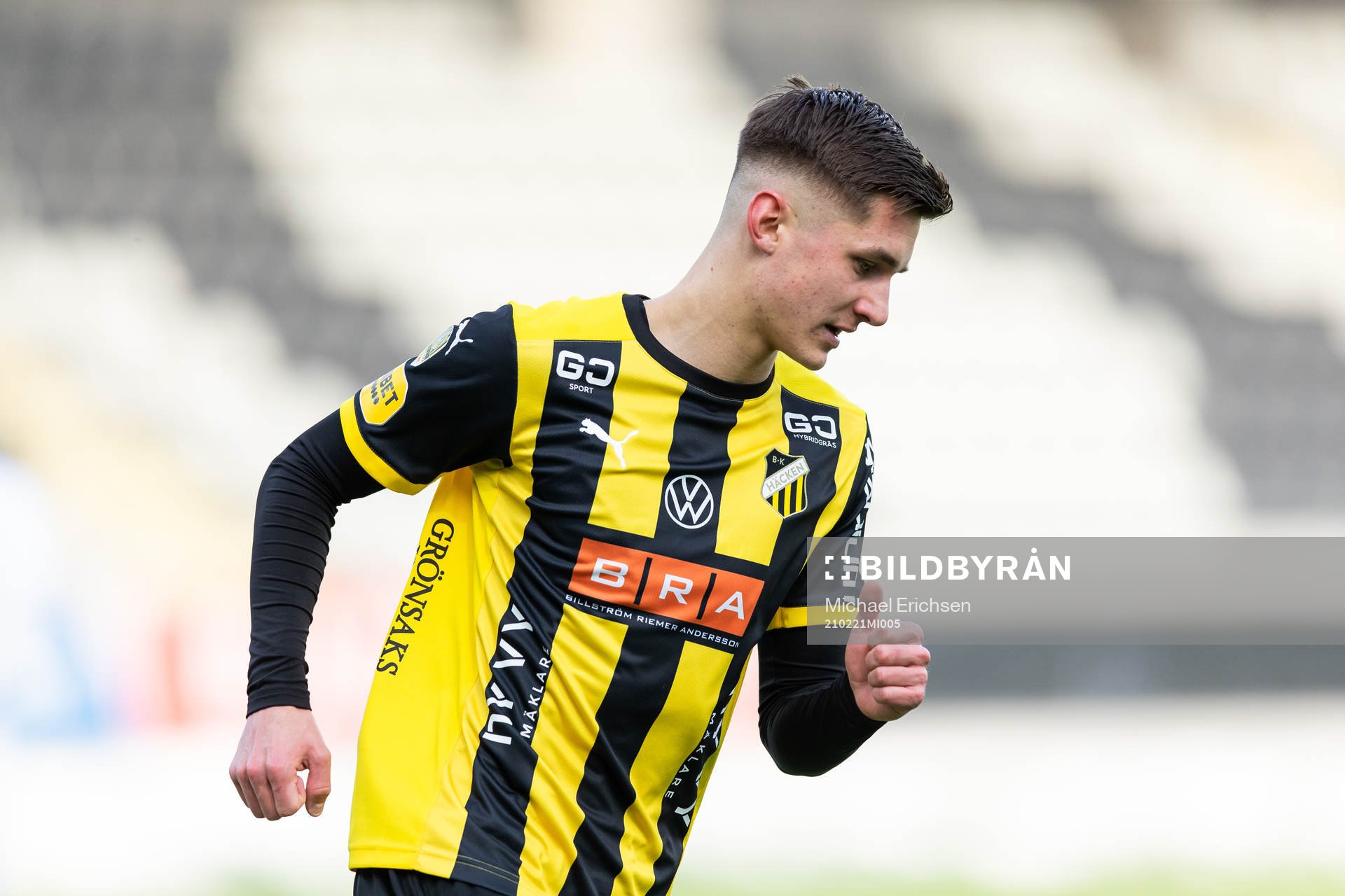 Häckens Leo Bengtsson jublar