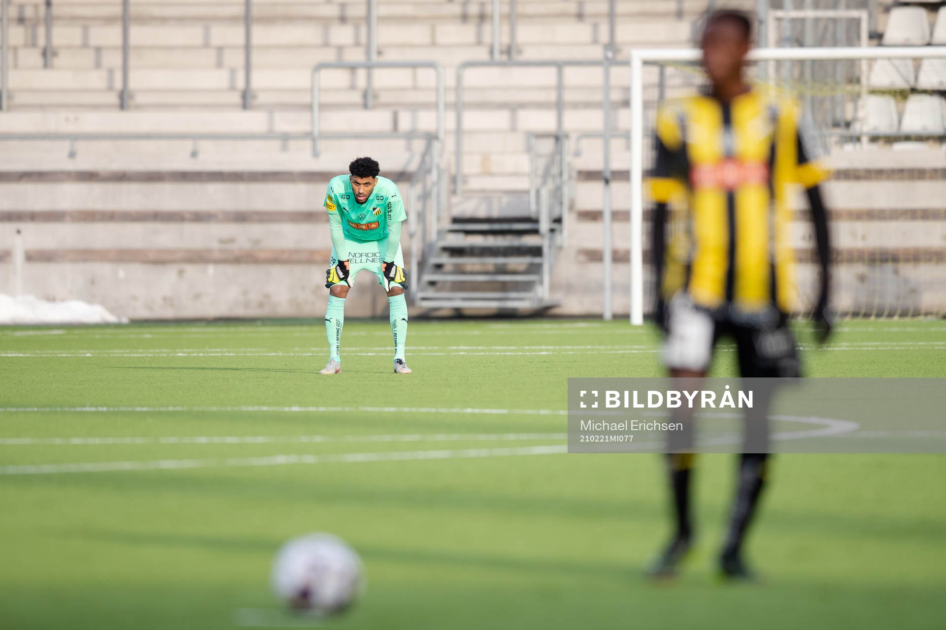 Häckens målvakt Jonathan Ursin Rasheed