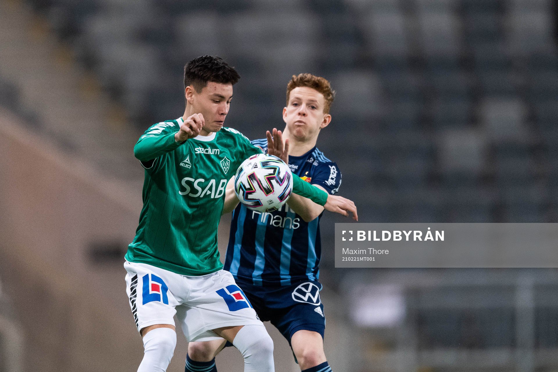 Brages Noa Williams och Djurgårdens Aslak Witry
