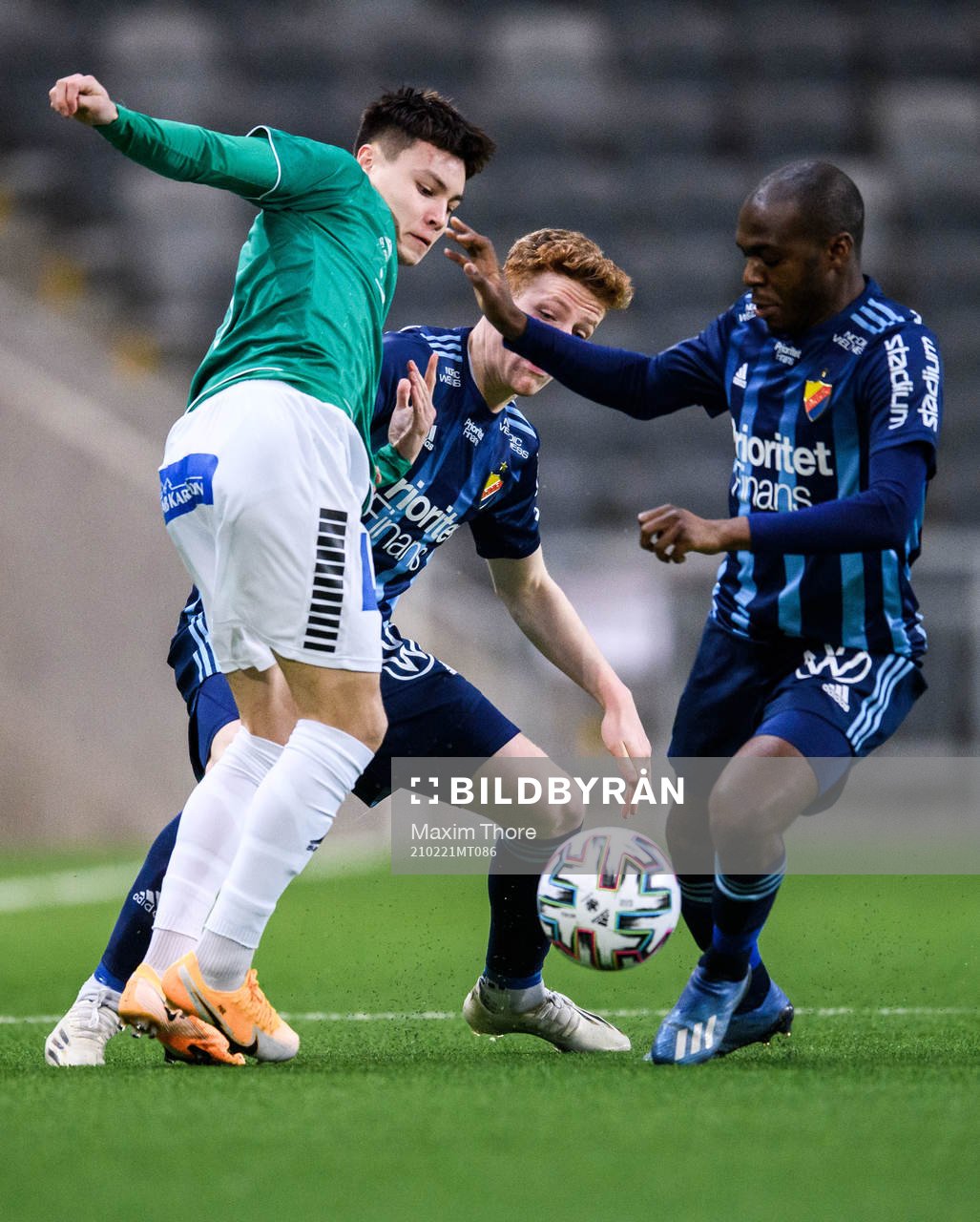 Djurgårdens Aslak Witry och Edward Chilufya