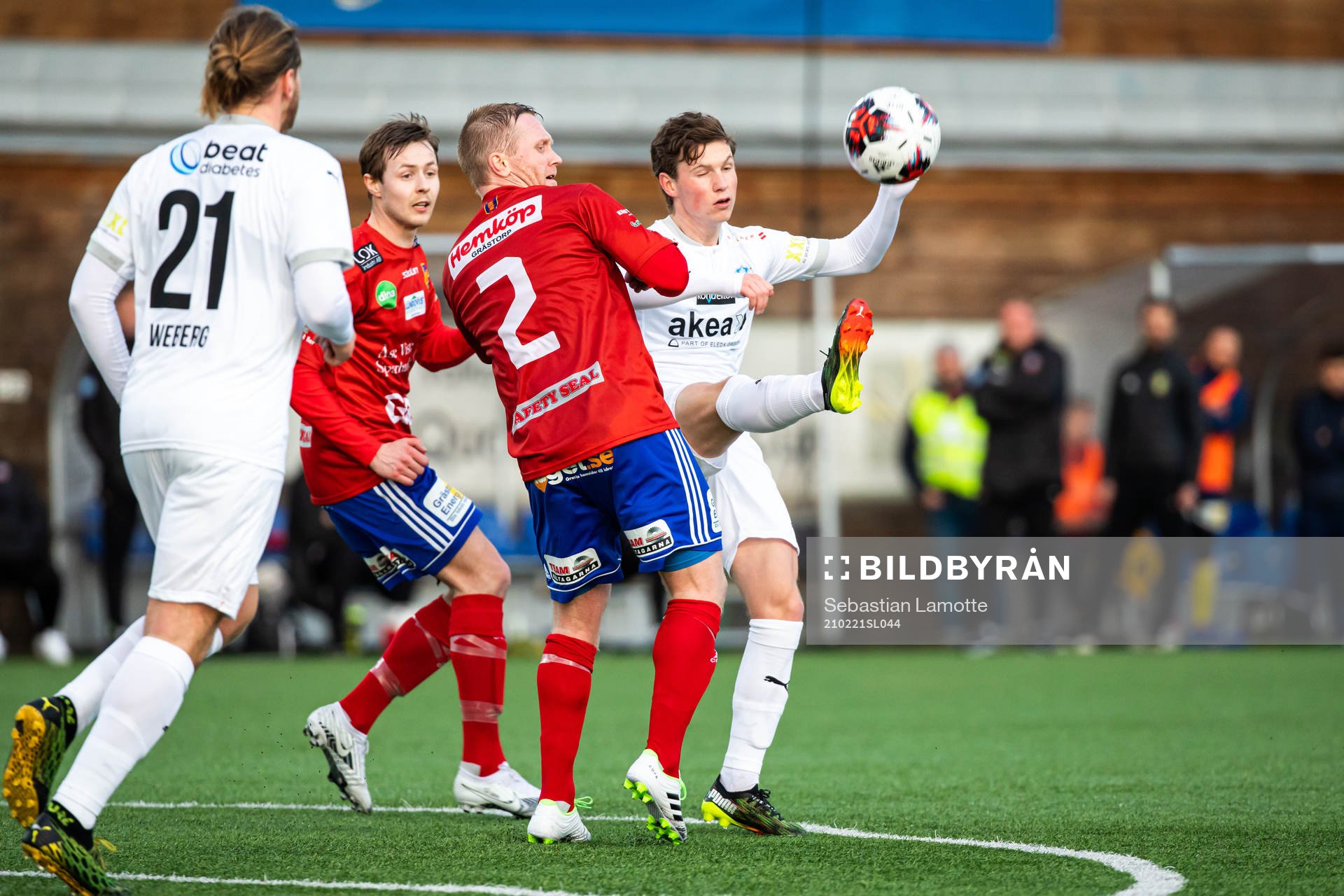 Helsingborgs Max Svensson och Gauthiods David Svensson