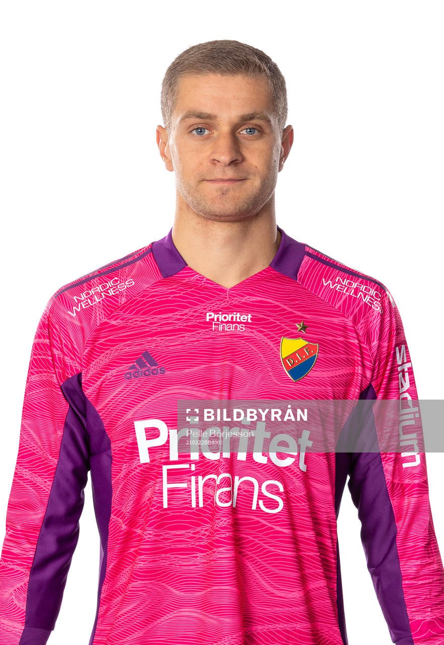 Djurgårdens målvakt Aleksandr Vasyutin