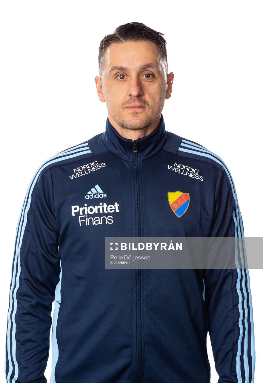 Djurgårdens målvaktstränare Nikos Gkoulios