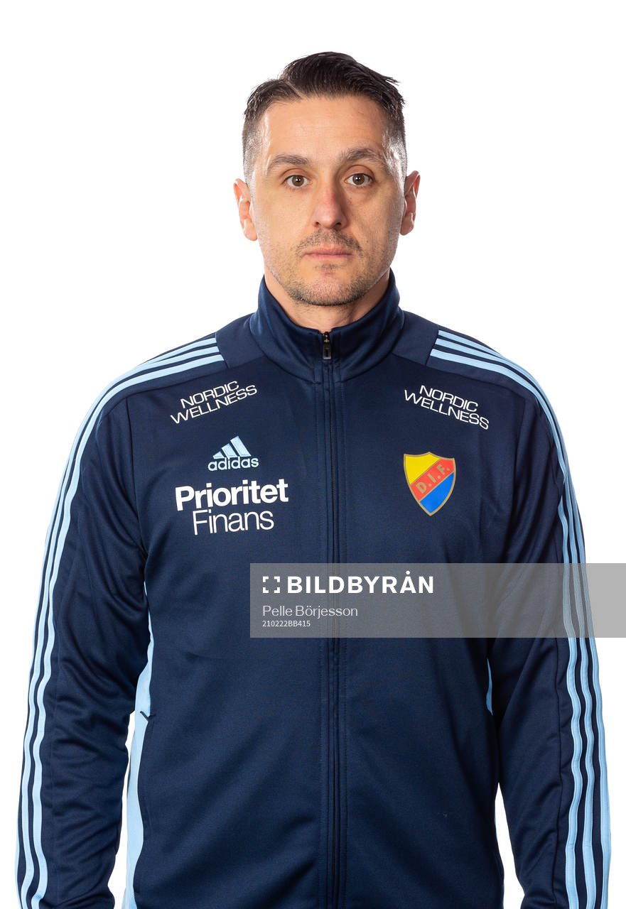 Djurgårdens målvaktstränare Nikos Gkoulios