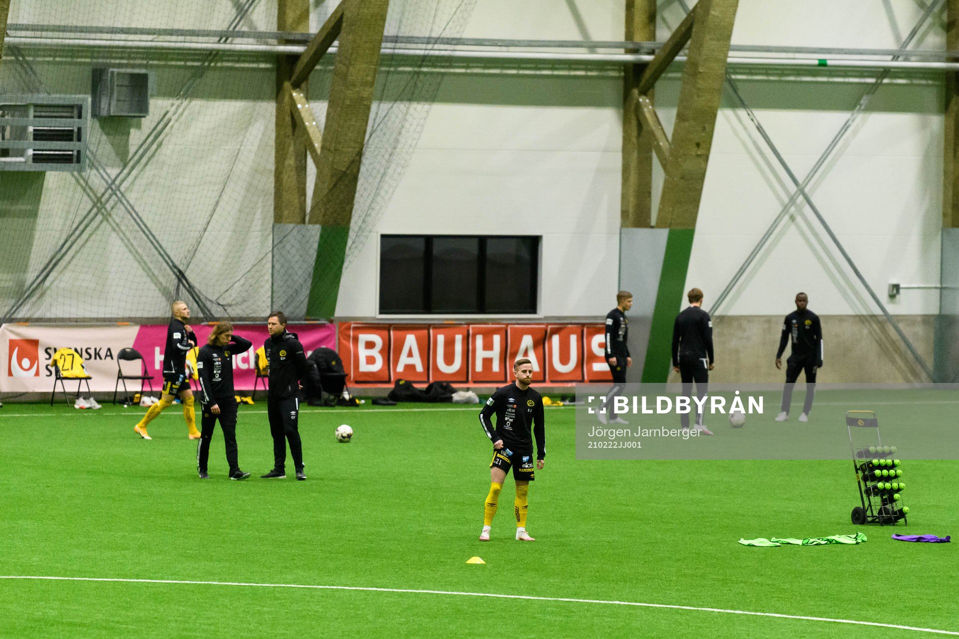 Elfsborgs spelare värmer upp