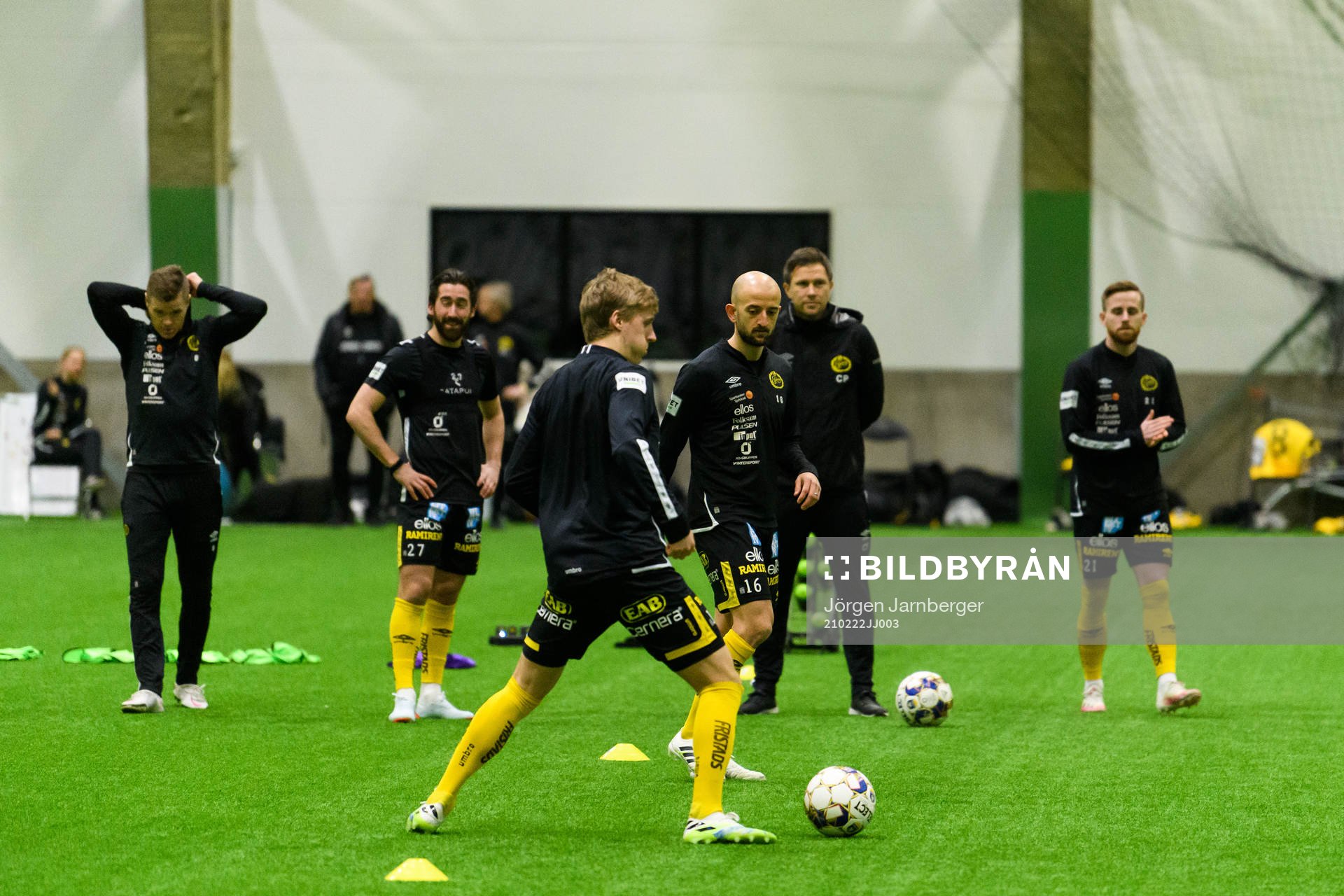 Elfsborgs spelare värmer upp