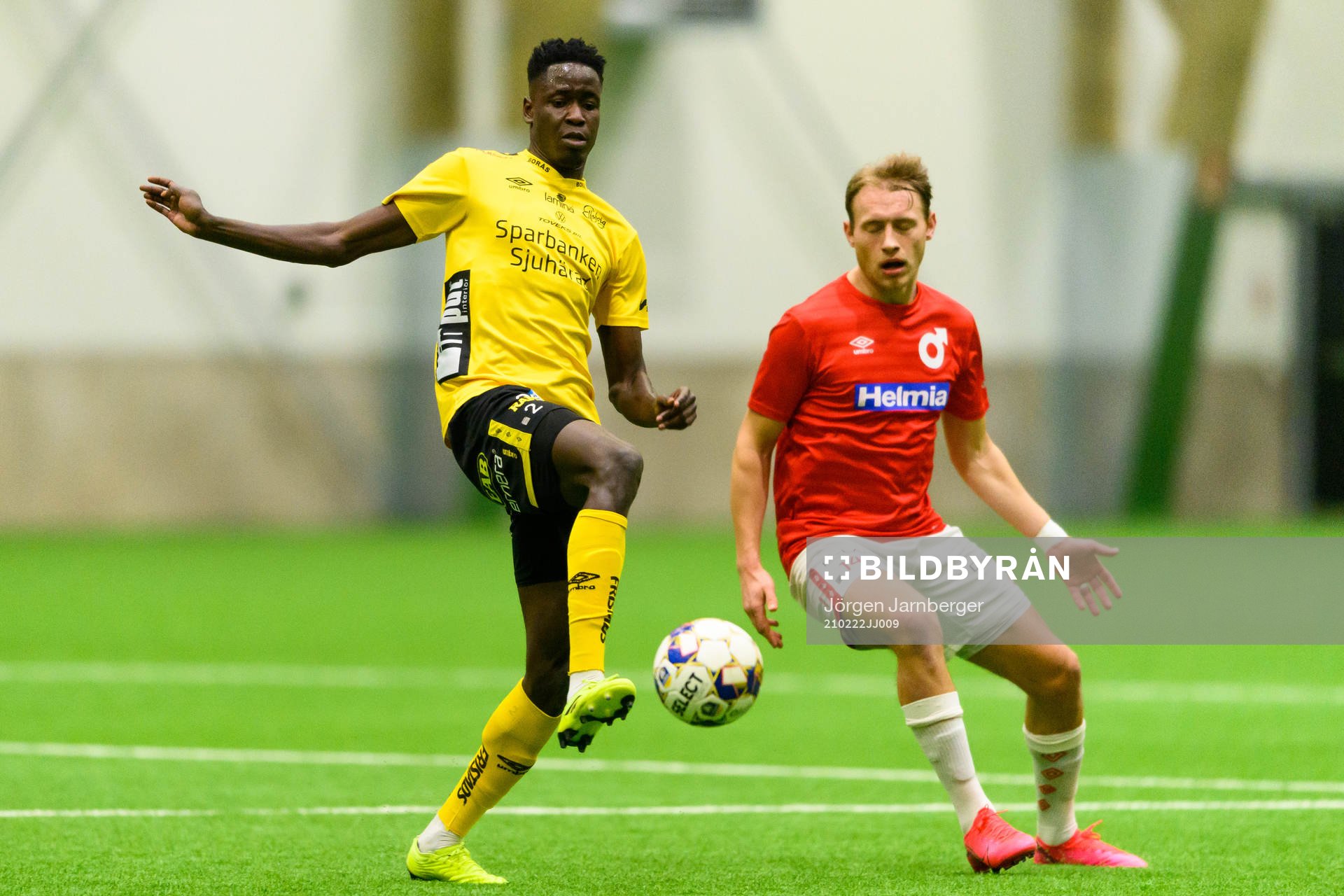 Elfsborgs Joseph Stanley Okumu och Degerfors Villiam