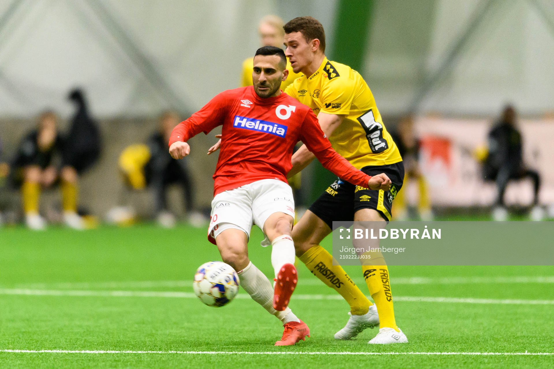 Degerfors Sargon Abraham och Elfsborgs Christopher McVey