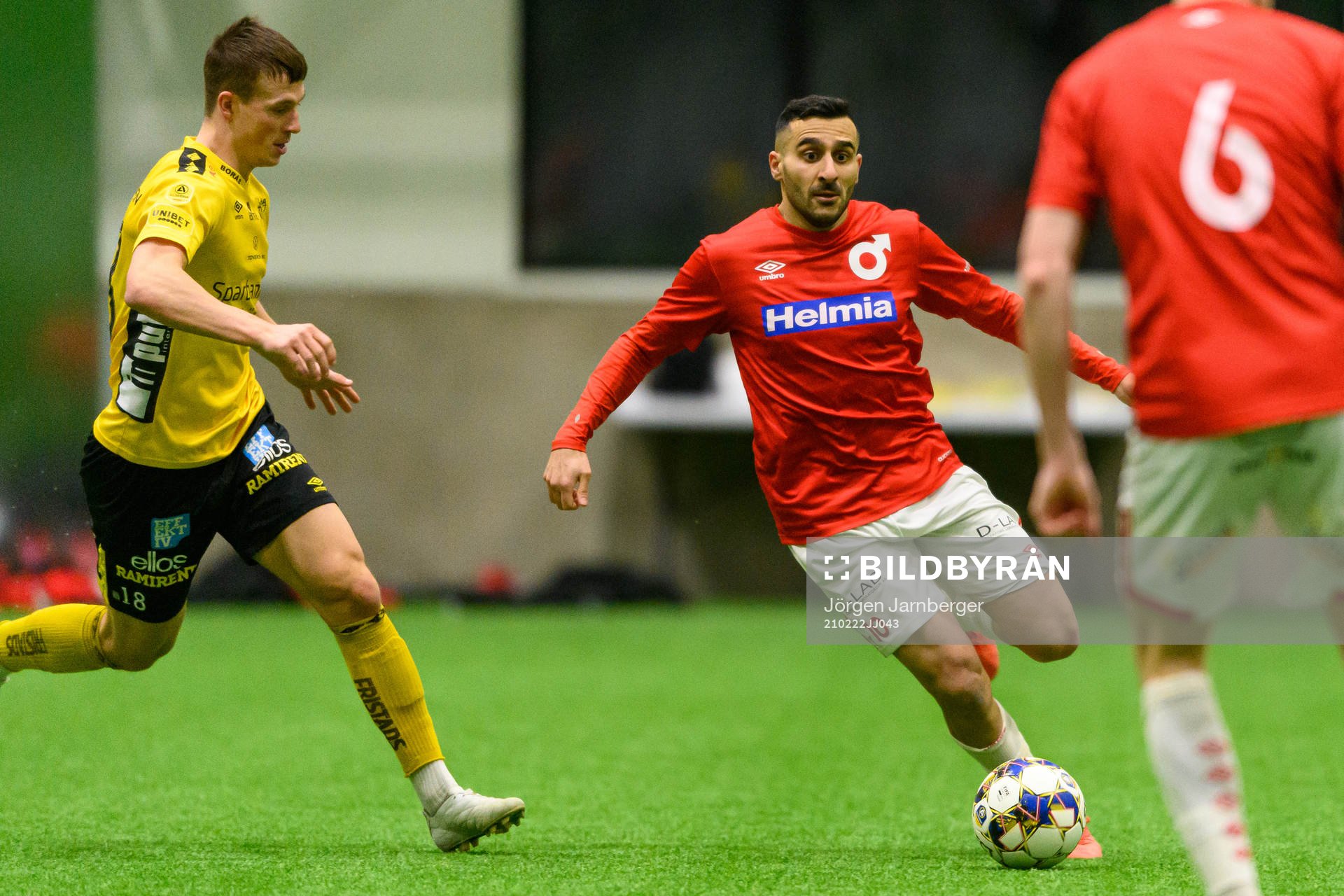Degerfors Sargon Abraham och Elfsborgs Simon Olsson