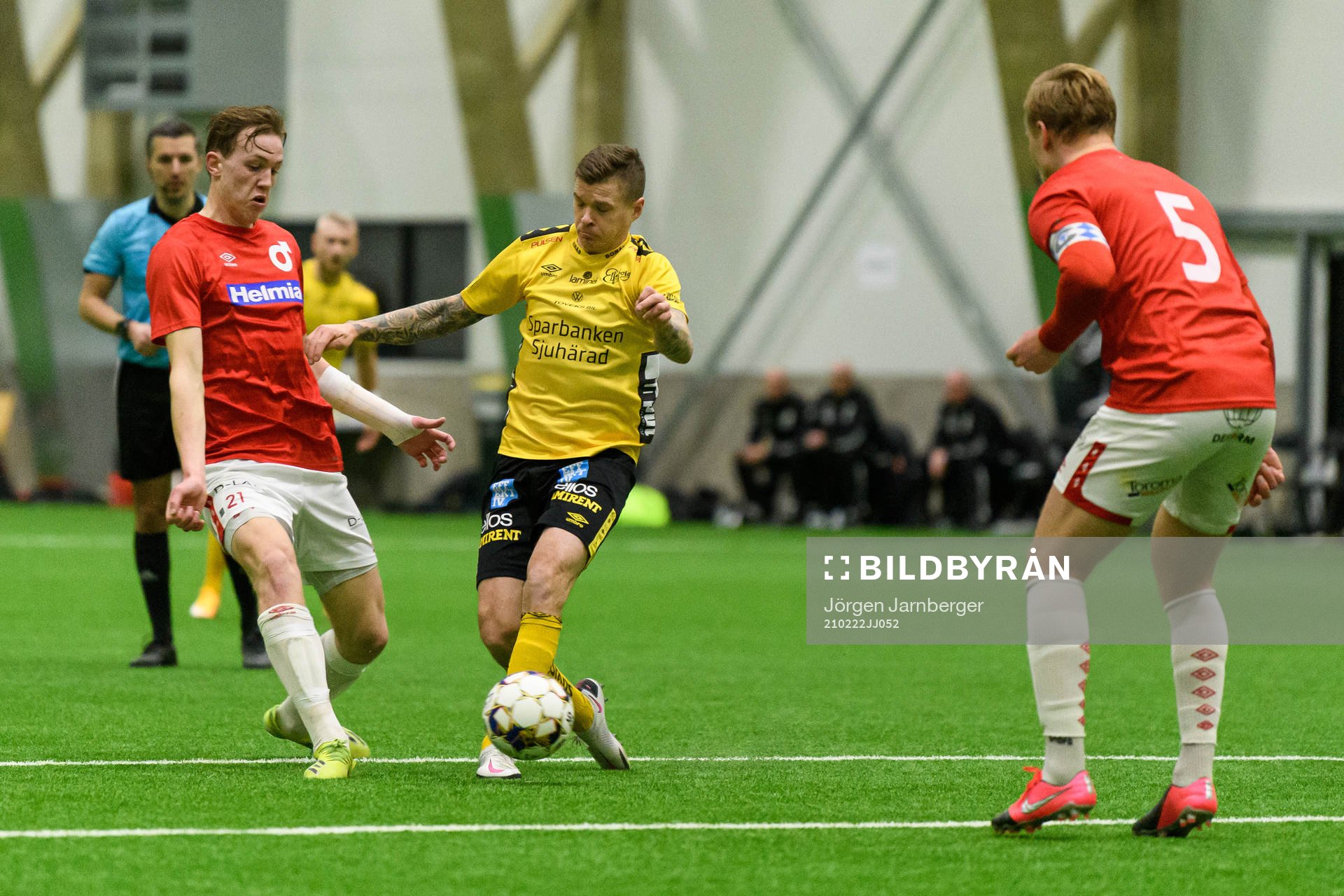 Degerfors Adam Carlén och Elfsborgs Samuel Holmén