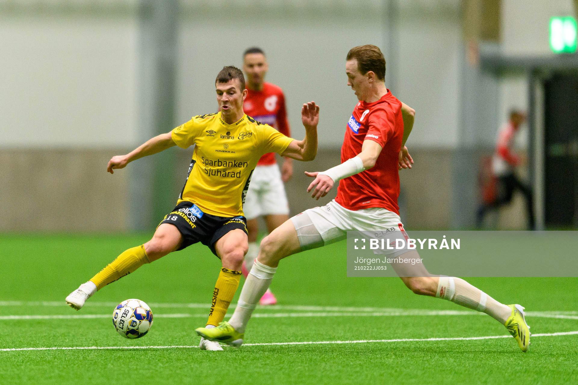 Elfsborgs Simon Olsson och Degerfors Adam Carlén