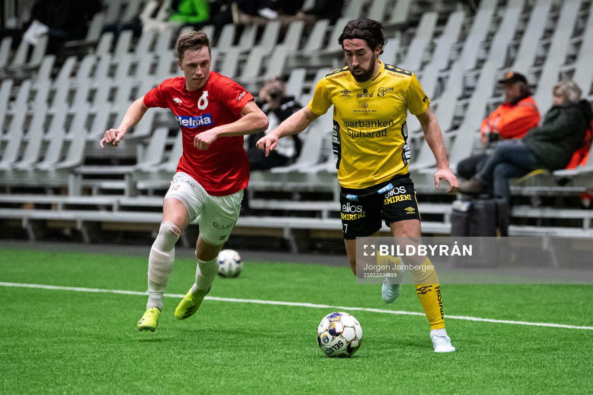 Degerfors Erik Lindell och Elfsborgs Frederik Holst