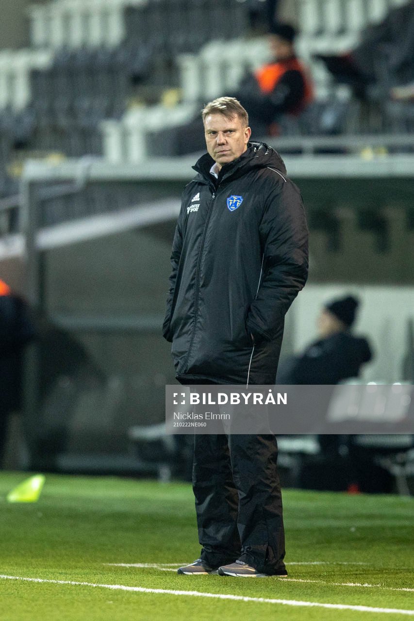 Falkenbergs tränare Hans Eklund