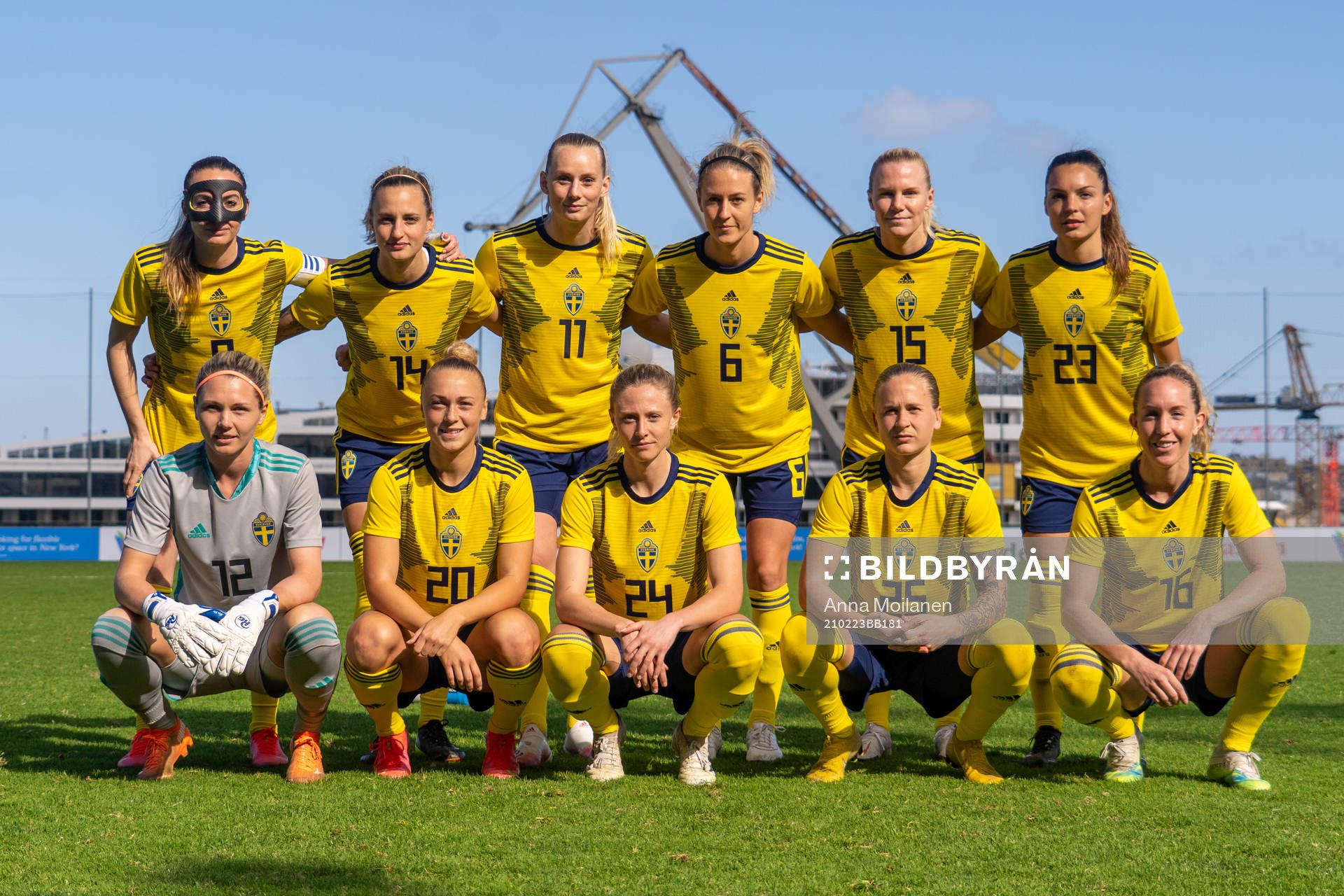 In this handout photo from the Swedish Football Association