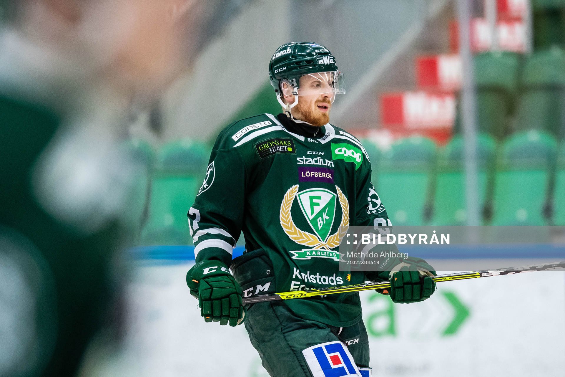 Färjestads Pontus Widerström jublar