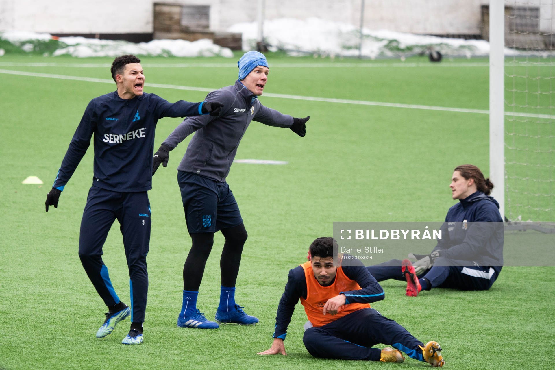 Alexander Jallow och Pontus Wernbloom