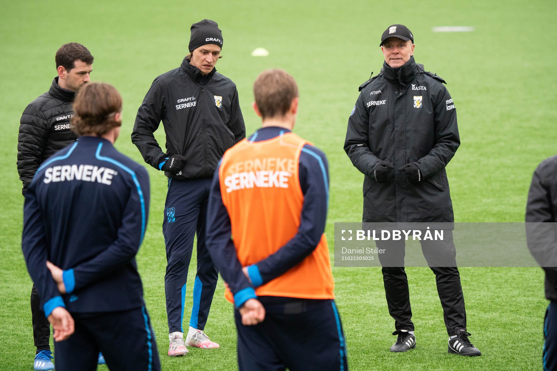 Simon Thern och tränare Roland Nilsson