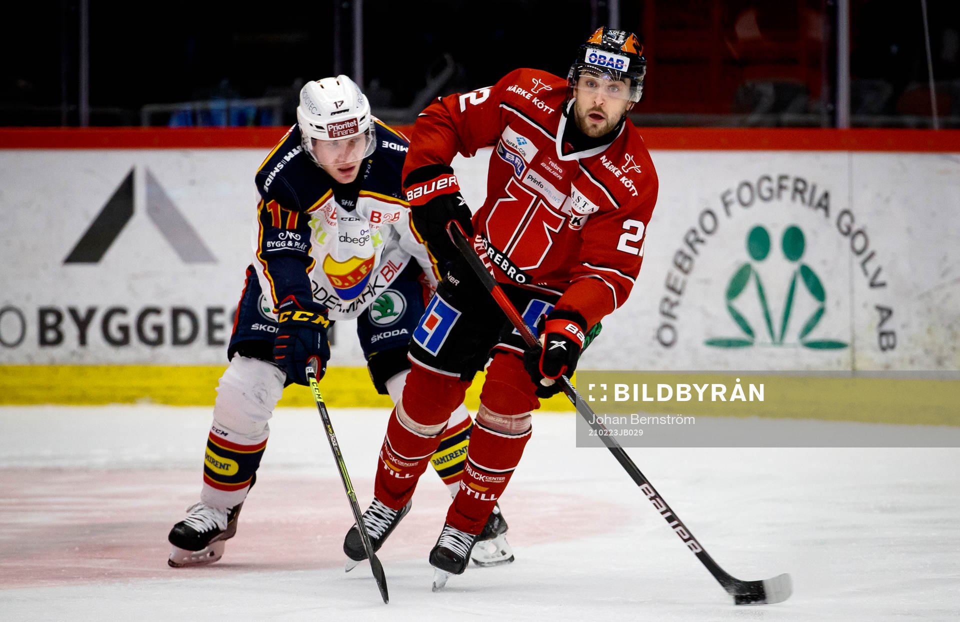Djurgårdens Henrik Eriksson och Örebros Jonathan Andersson