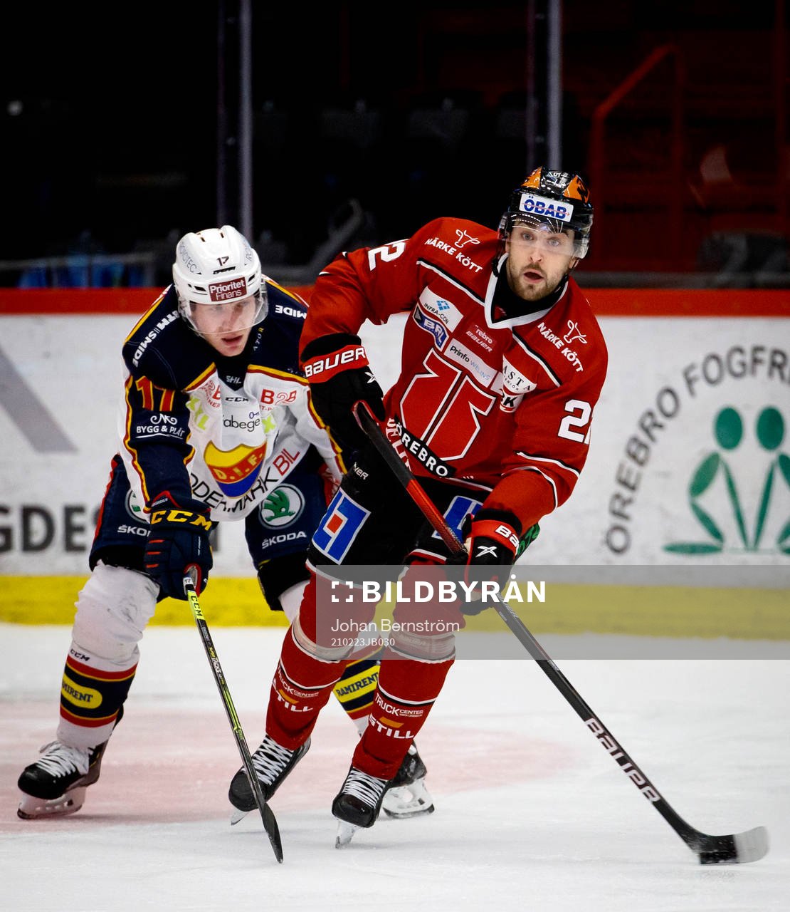 Djurgårdens Henrik Eriksson och Örebros Jonathan Andersson
