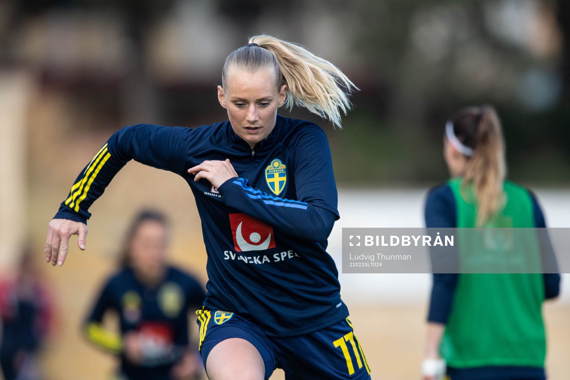 Stina Blackstenius of Sweden