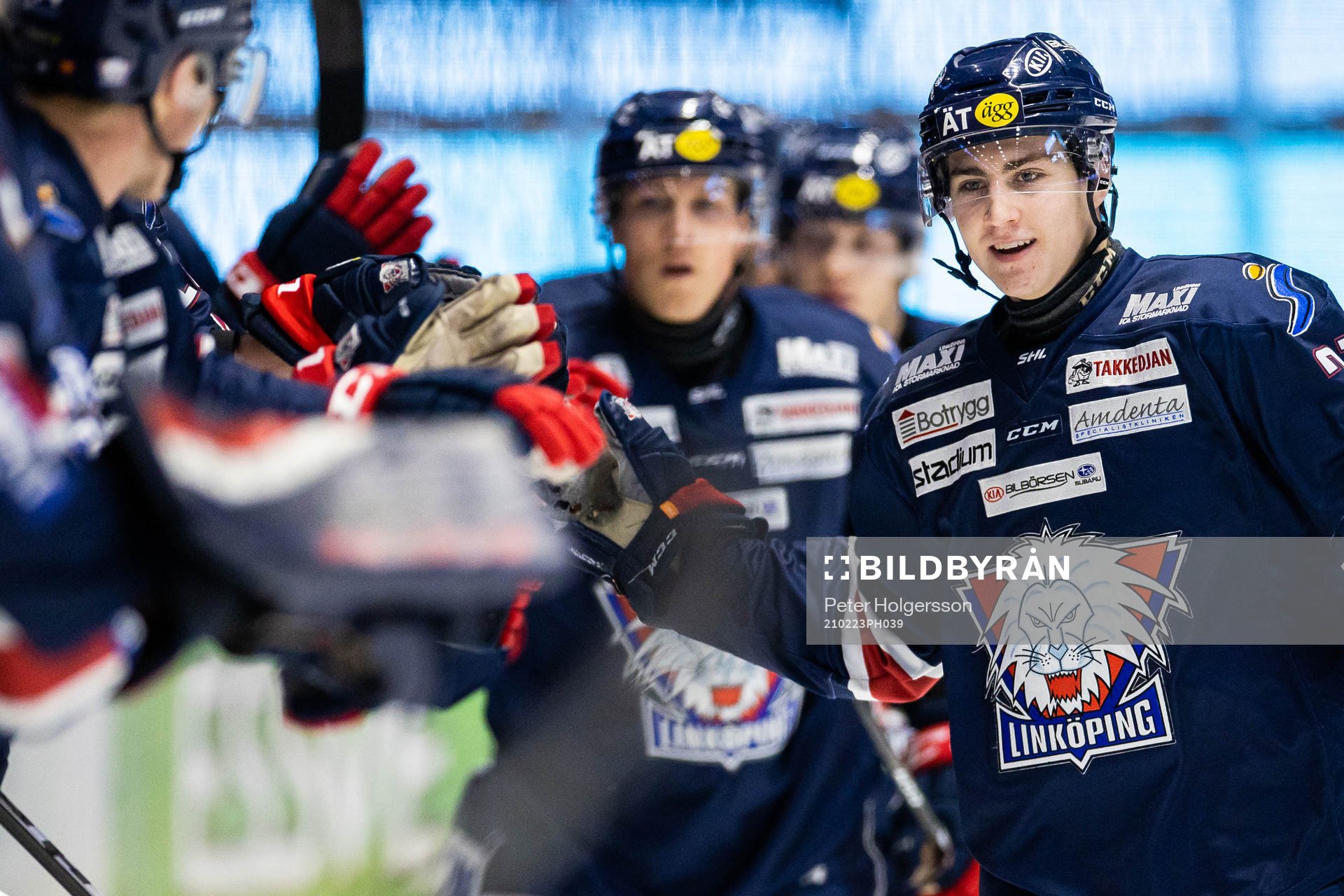 Linköpings Daniel Ljungman jublar