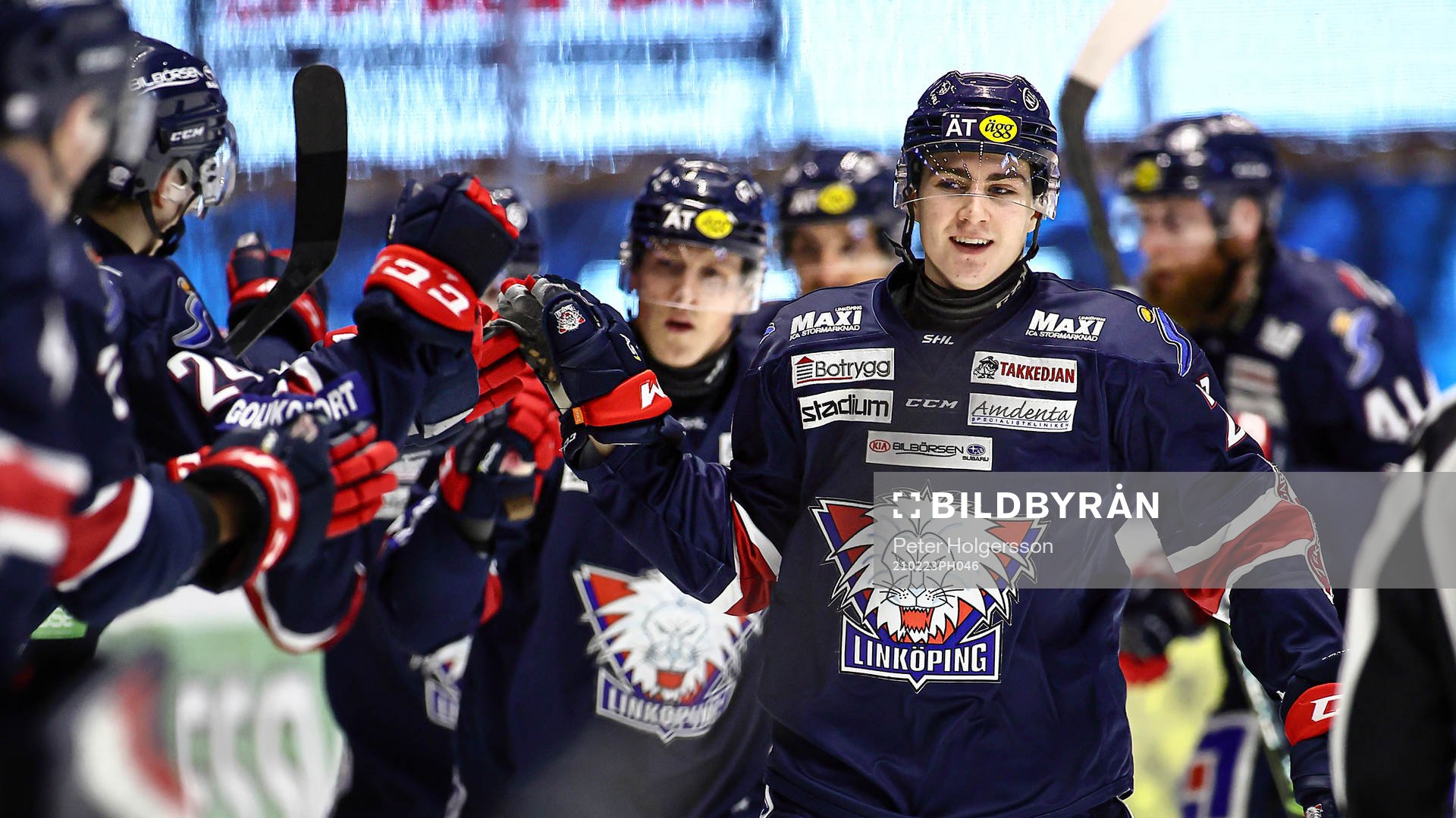 Linköpings Daniel Ljungman jublar