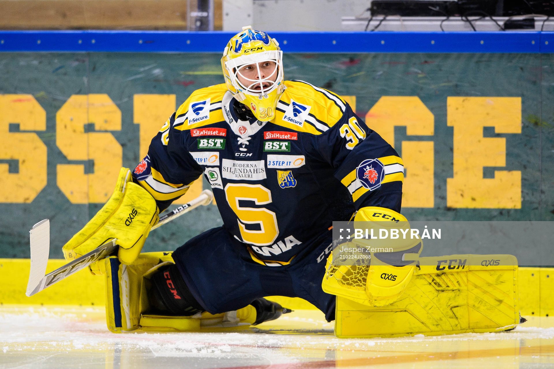 Södertäljes målvakt Fredrik Bergvik