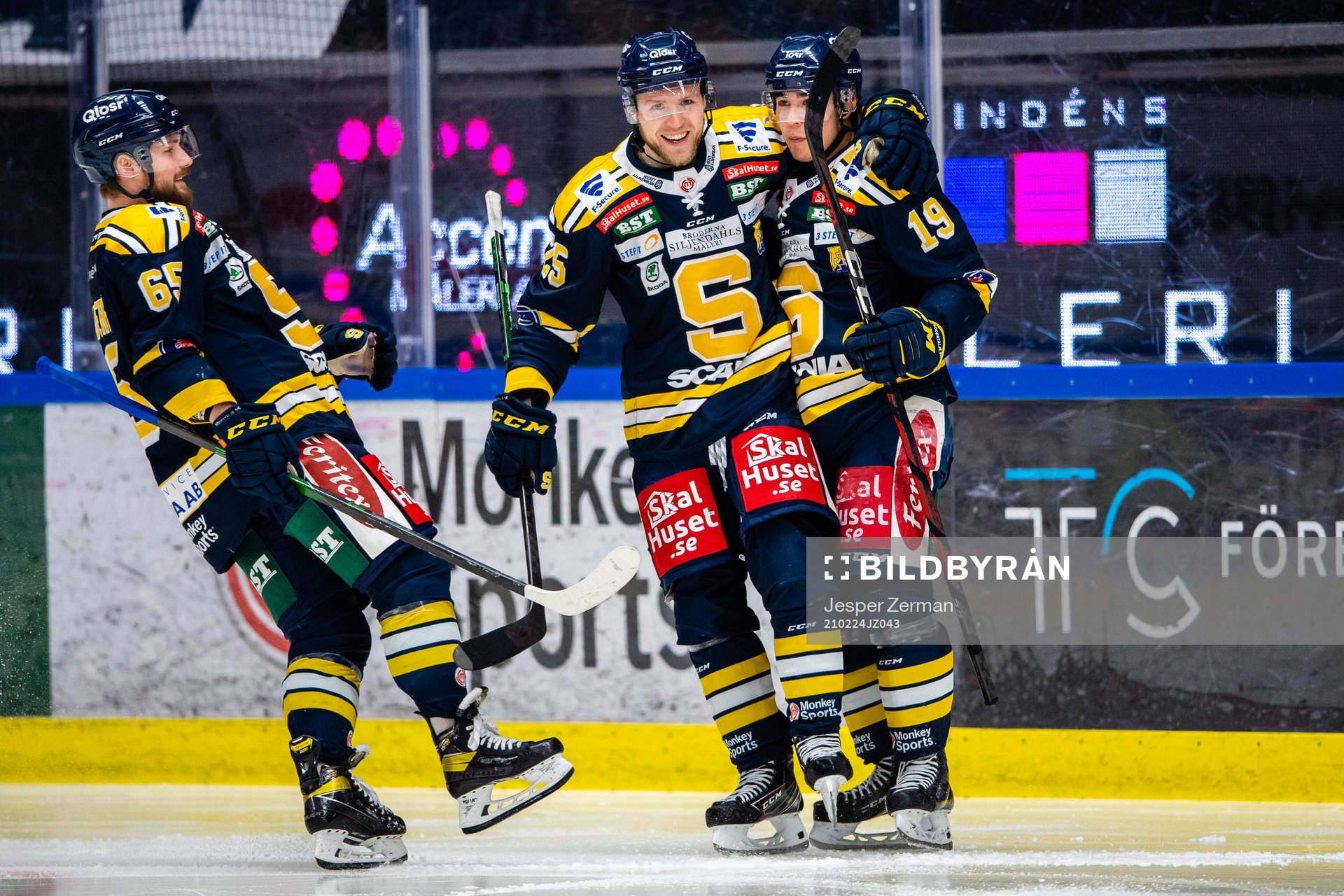 Södertäljes Anton Blomberg, Christopher Bengtsson och