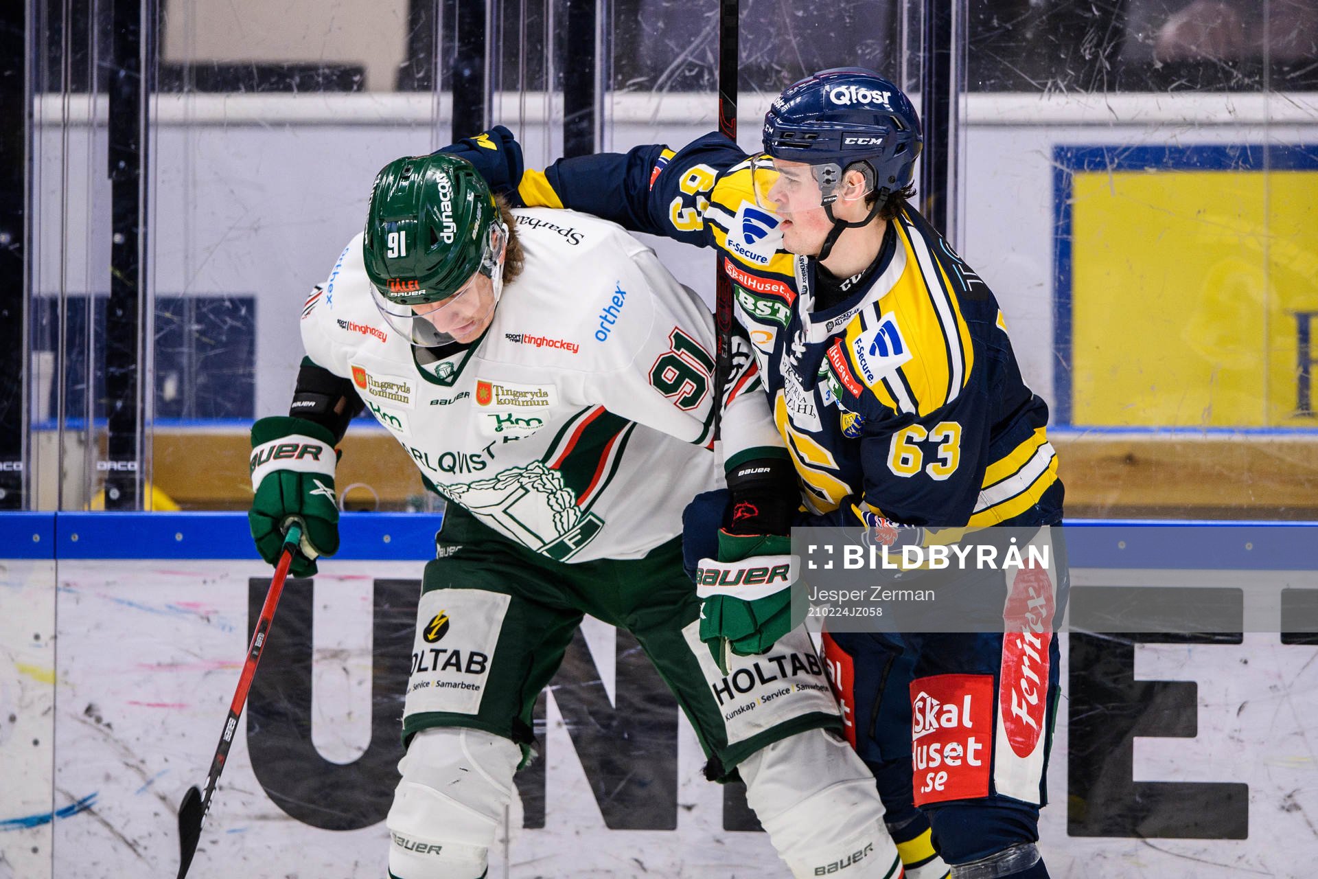 Tingsryds Gustav Olhaver och Södertäljes Axel Andersson