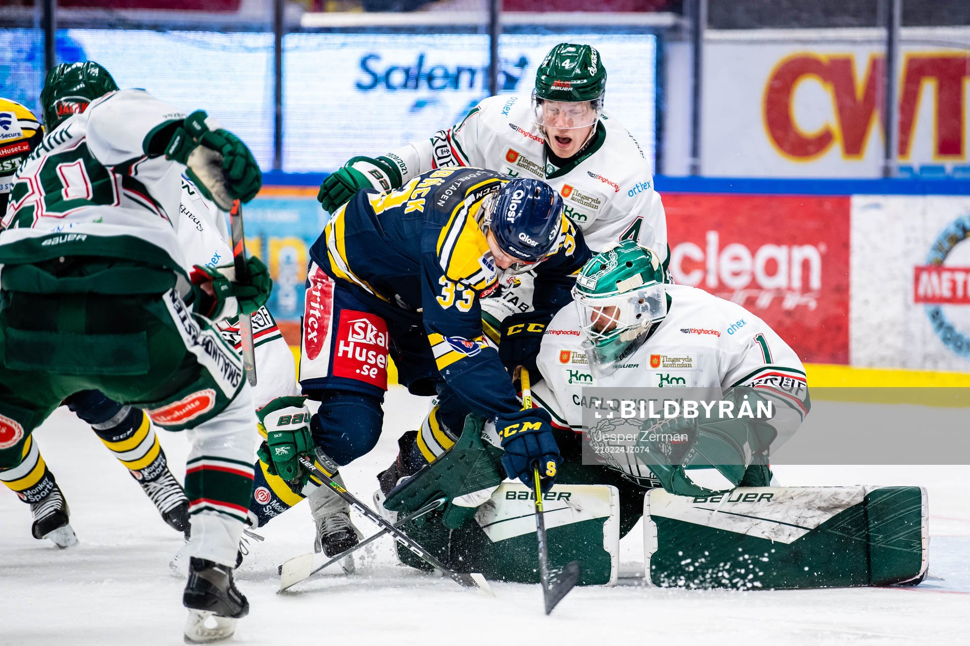 Södertäljes Måns Lindbäck och Tingsryds Albin Johansson