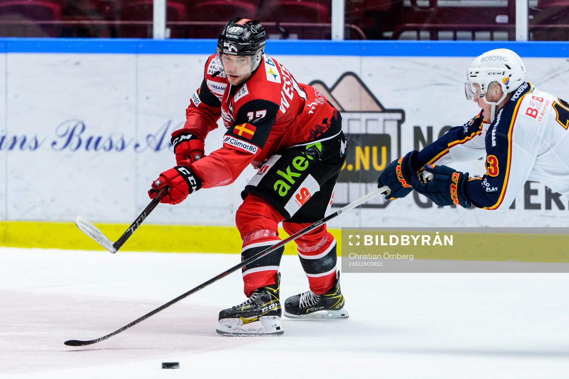 Malmö Redhawks Pathrik Westerholm och Djurgårdens Kalle