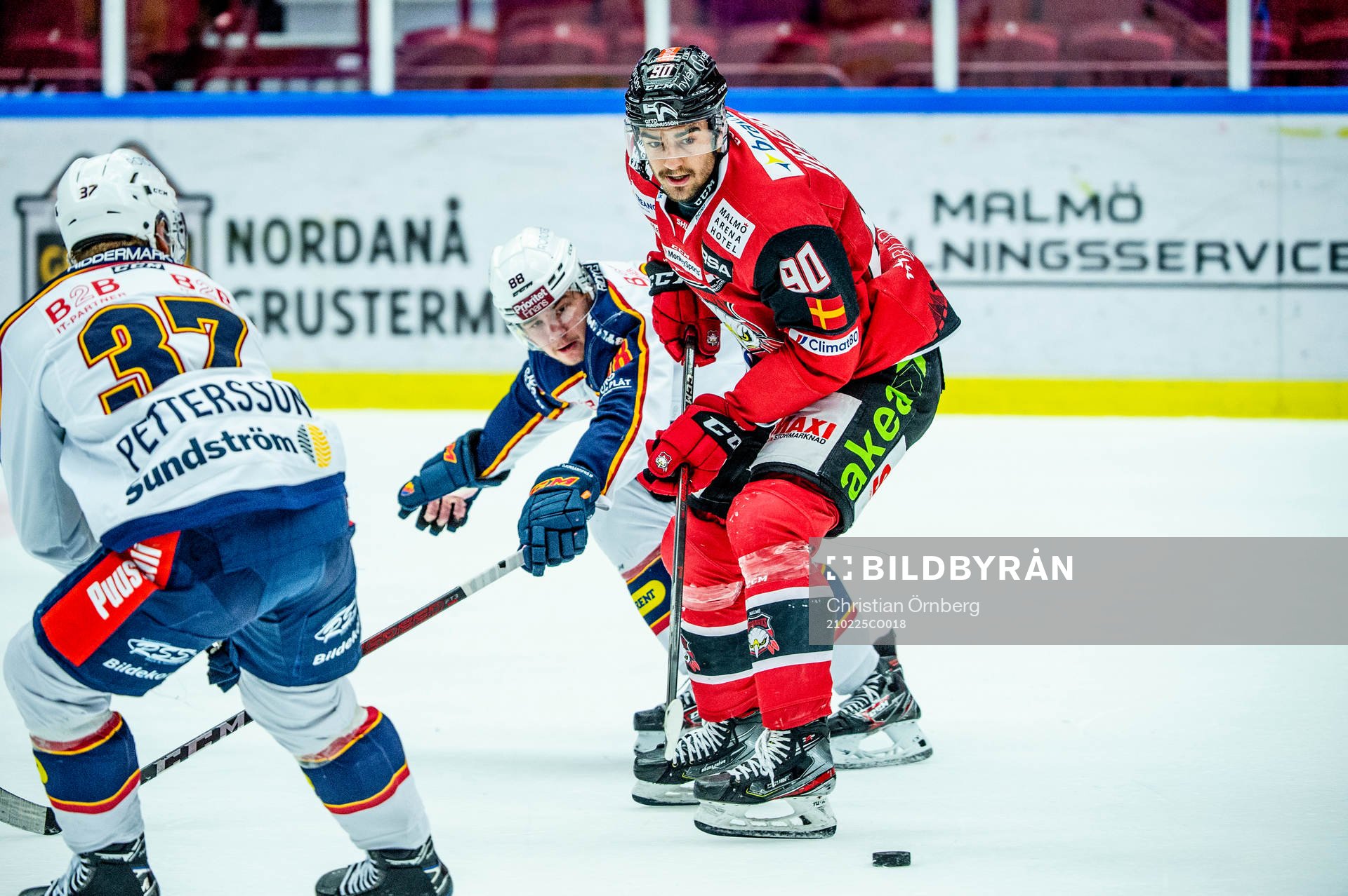 Malmö Redhawks Joseph Veleno mot Djurgårdens Alexander