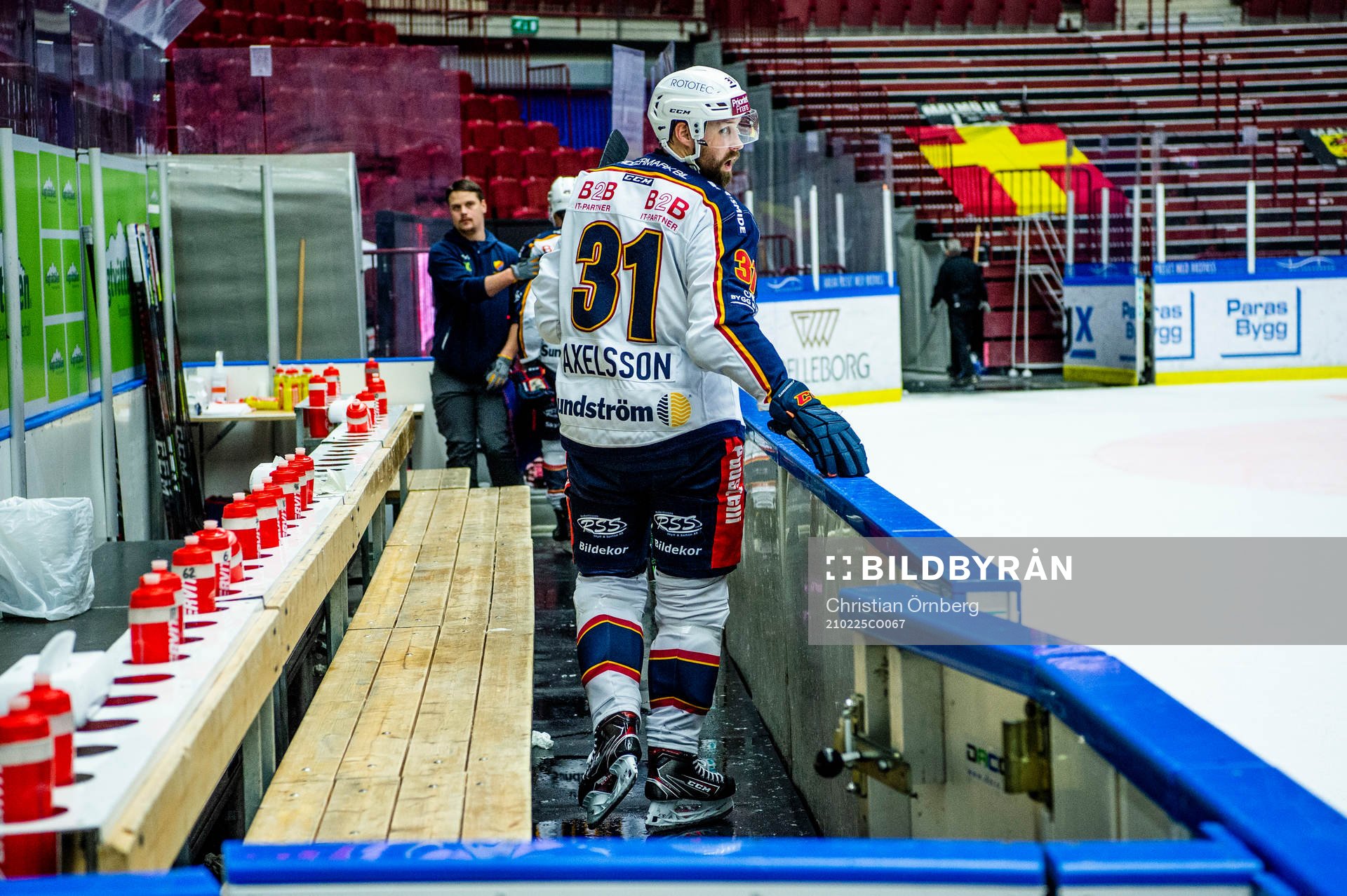 Djurgårdens Dick Axelsson deppar