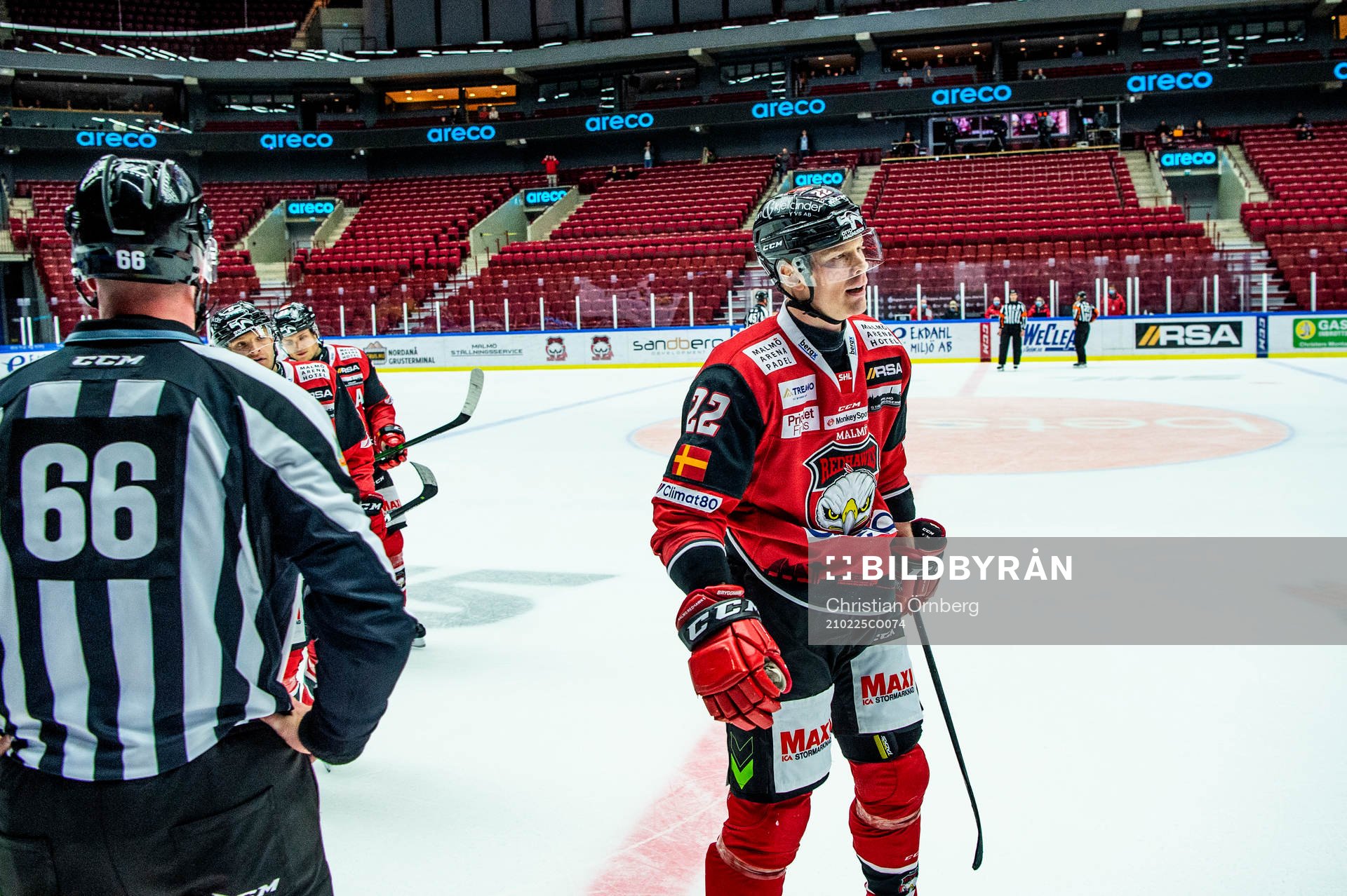Malmö Redhawks Lars Bryggman jublar