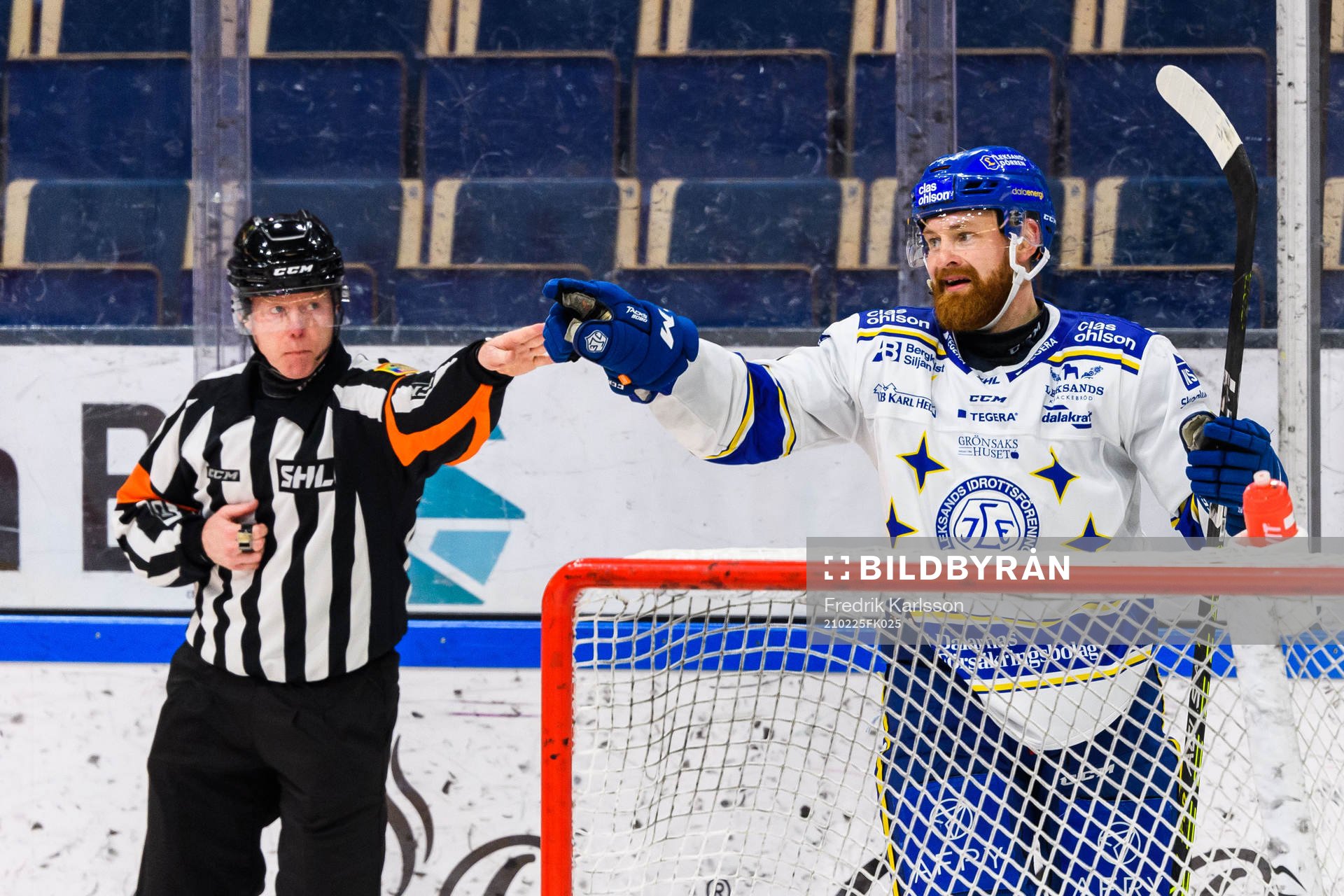 Leksands Mattias Ritola jublar