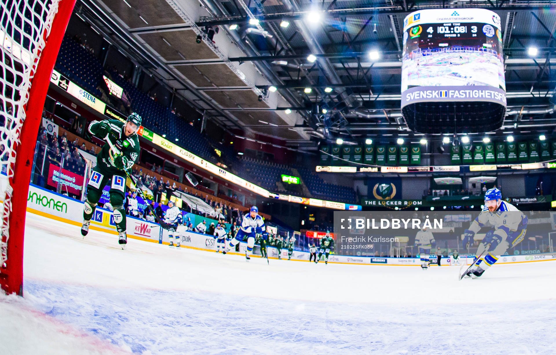 Färjestads Per Åslund skjuter 5-3 i tom bur och Leksands