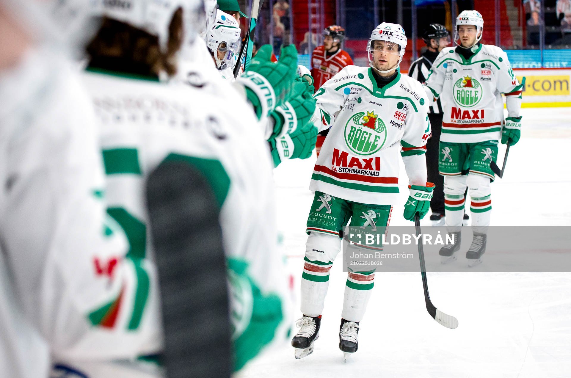 Rögles Daniel Zaar gör 0-1 och jublar