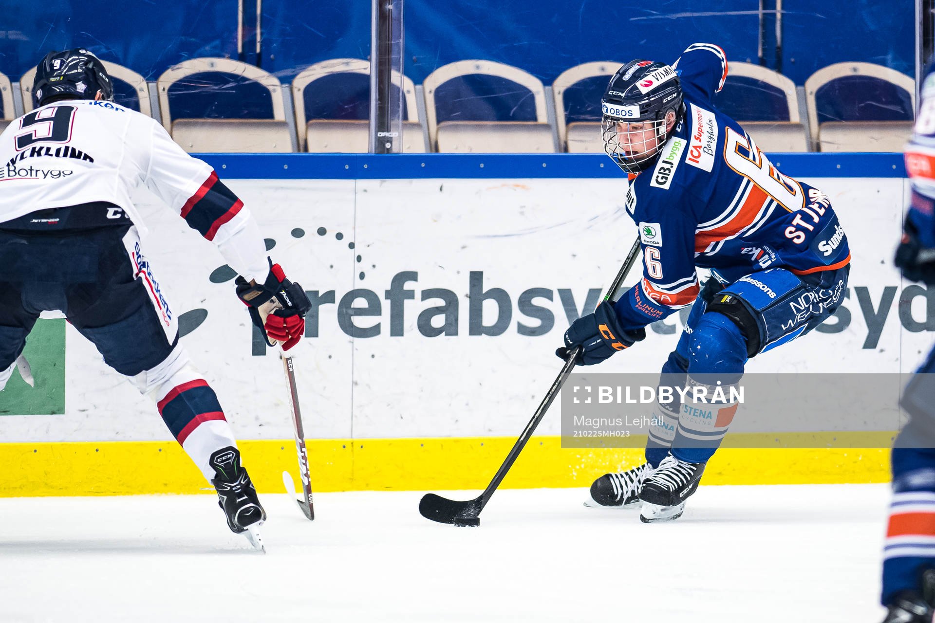 Växjös Victor Stjernborg och Linköpings Mikael Frycklund