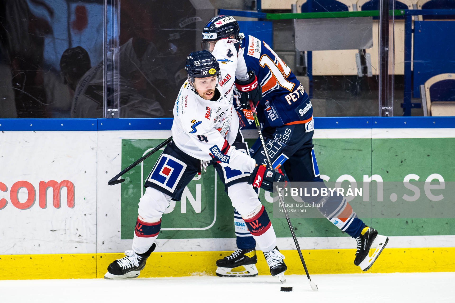 Linköpings Filip Berglund  och Växjös Emil Pettersson