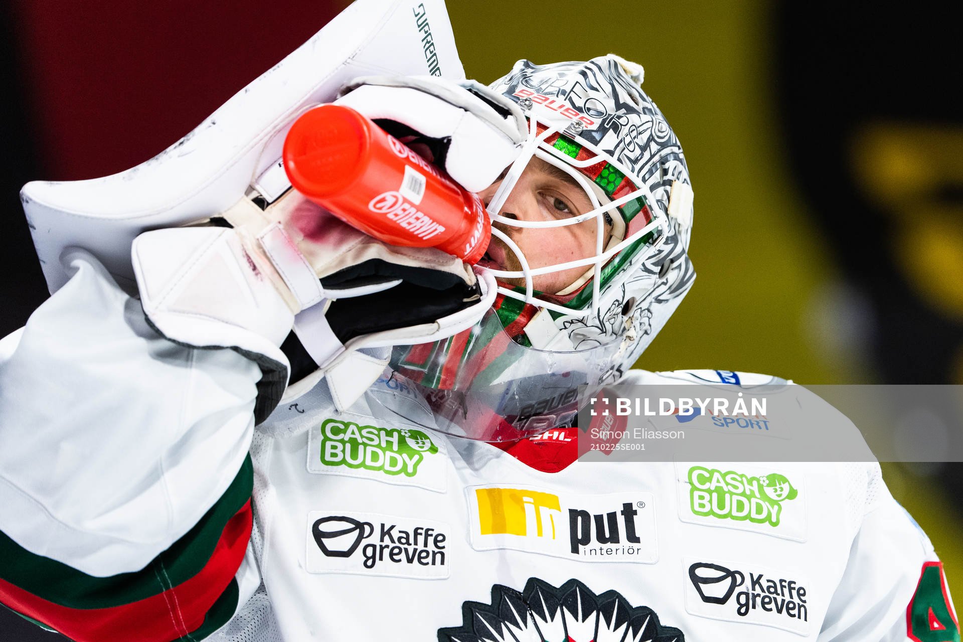 Frölundas målvakt Niklas Rubin