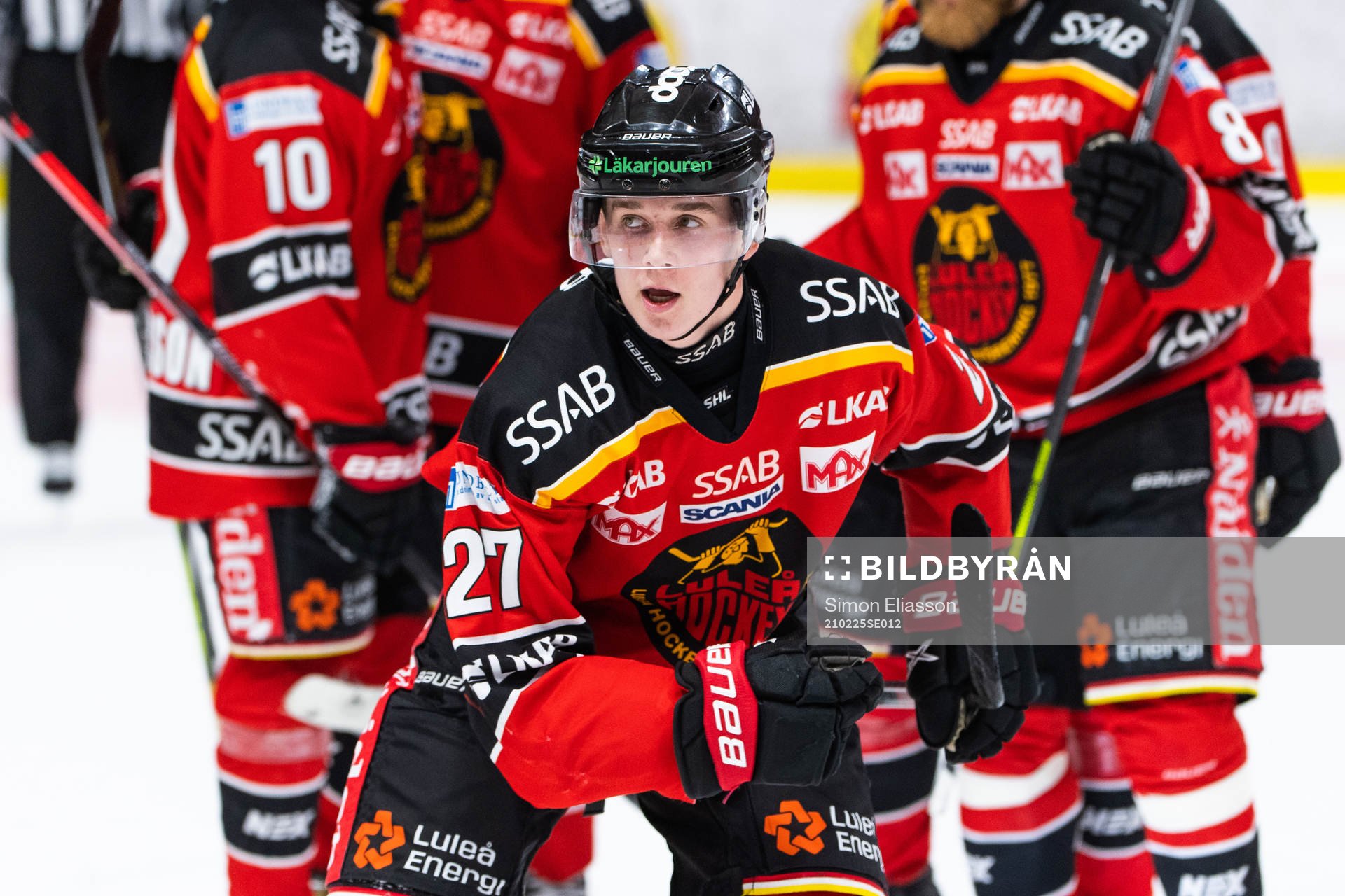 Luleås Nils Lundkvist jublar