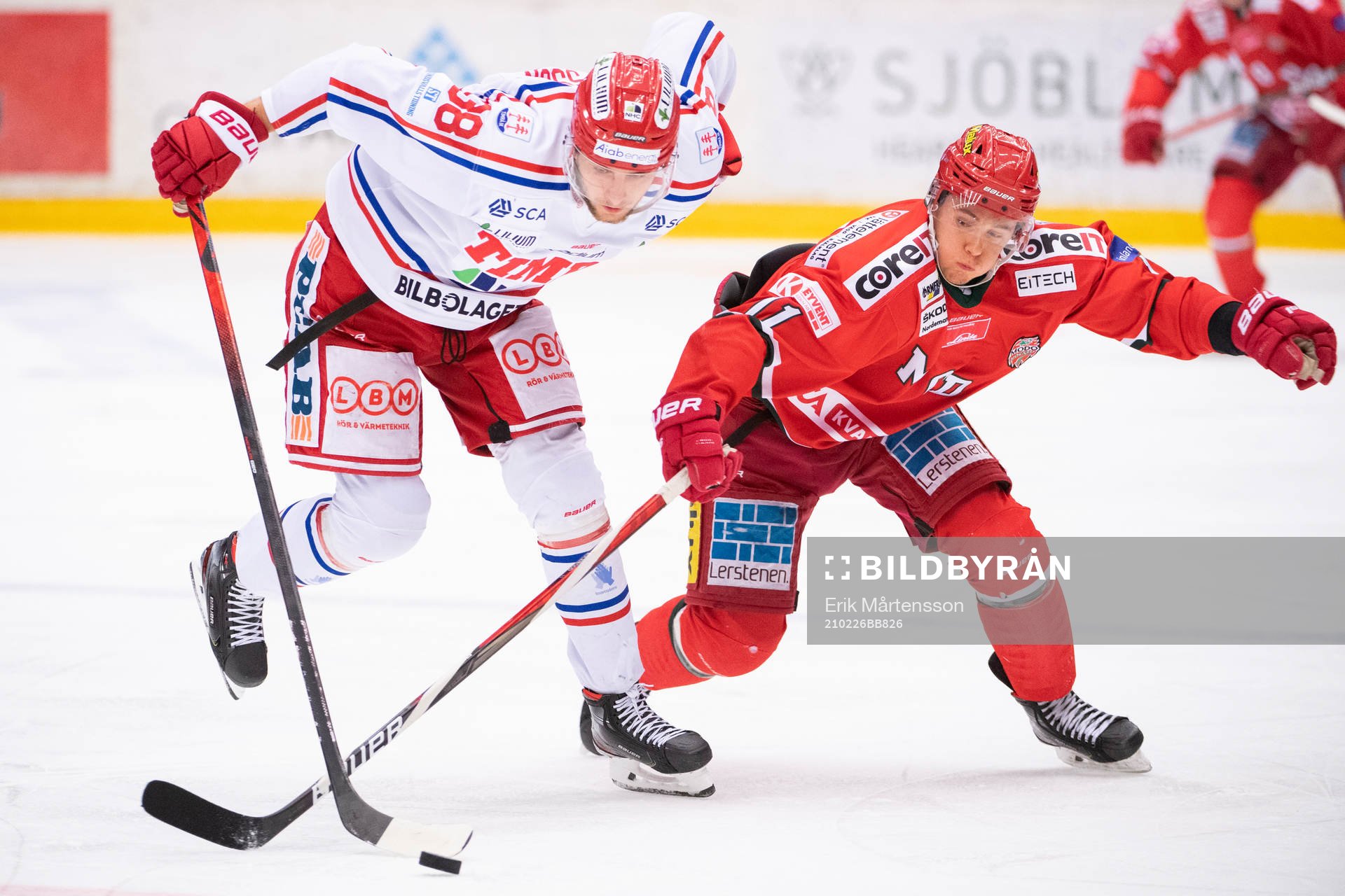 Timrås Jacob Olofsson och Modos Adam Rockwood