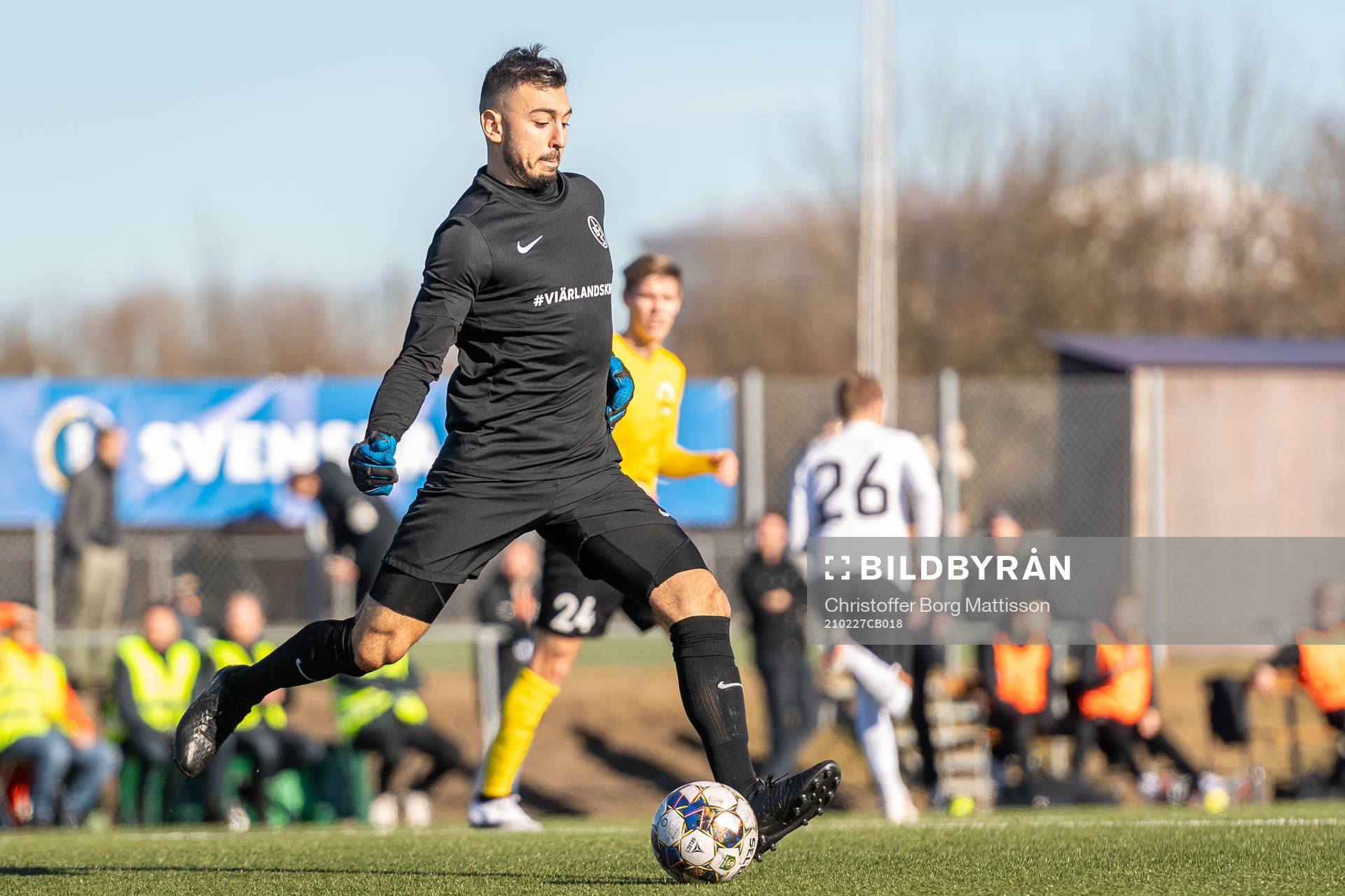 Landskronas målvakt Amr Kaddoura