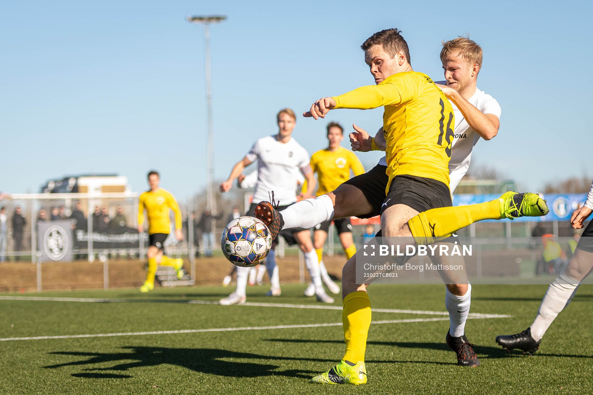 Mjällbys Jacob Bergström mot Landskronas Johan Rapp